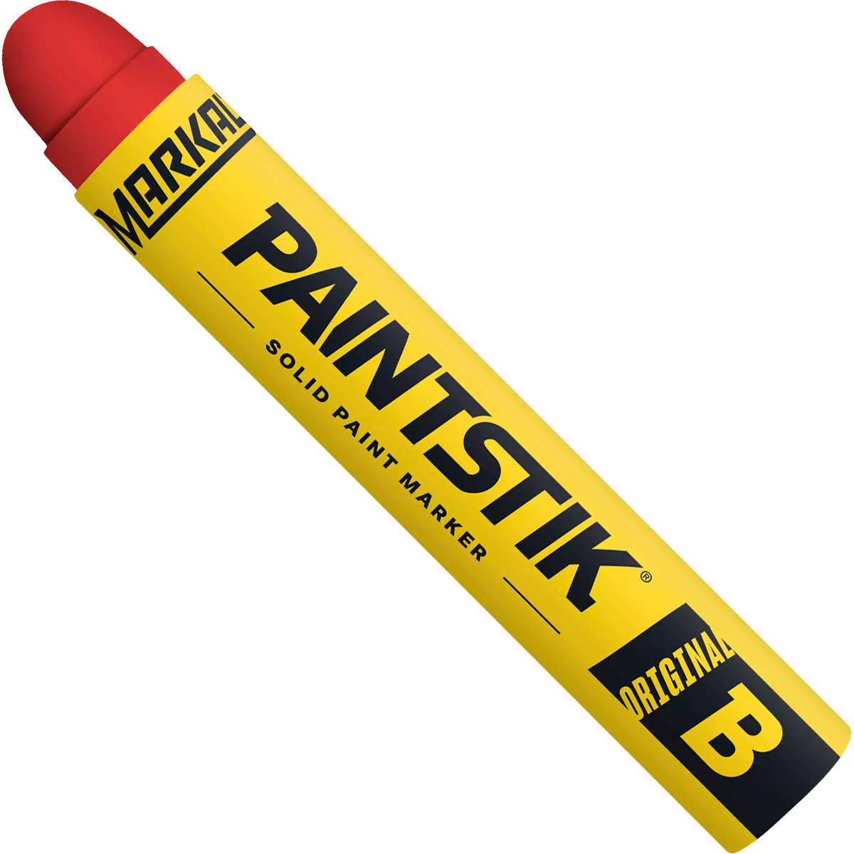 Markal Paintstik Original B Red Solid Paint Marker for Metal and Cold Surfaces