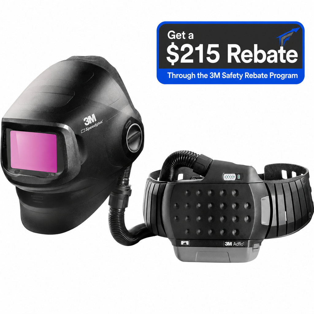 3M Speedglas G5-01 Heavy-Duty Welding Helmet with Adflo PAPR G5VC