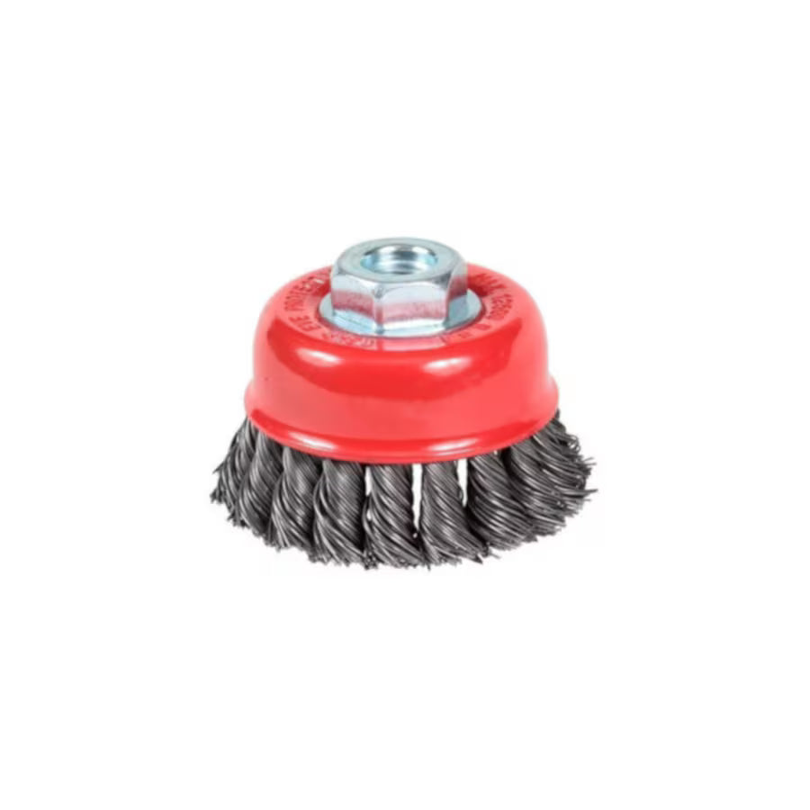 Platinum - ORIGINAL Cup Brush - Twist-Knot - 3" x 5/8"-11 - 12,000 rpm
