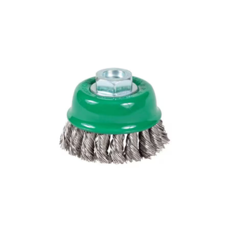 Platinum - ORIGINAL Cup Brush - Twist-Knot - 3" x 5/8"-11 - 12,000 rpm