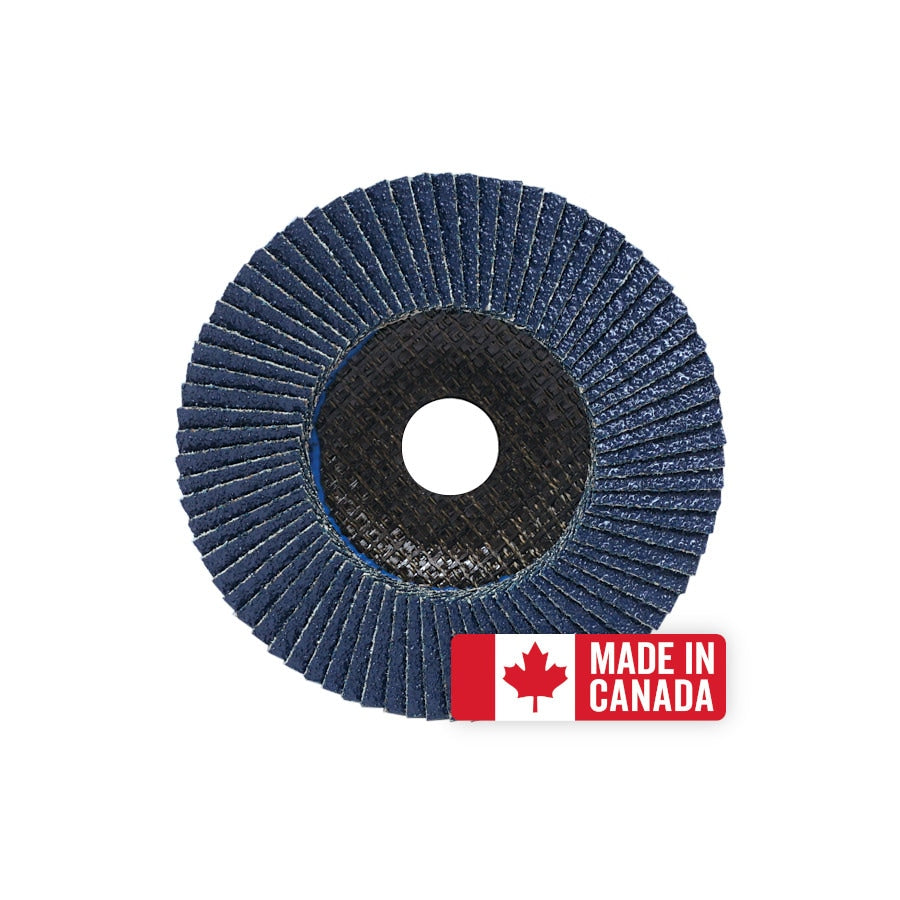 Platinum - ORIGINAL Flap Disc - Type 29 - STEEL/SS - Zirconia - 4-1/2"-5" x 7/8"