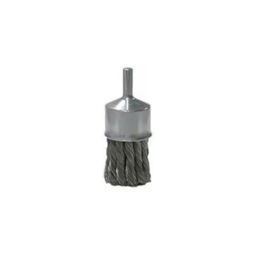 Platinum - ORIGINAL Knot End Brush - MILD-STEEL - 1/4" SHANK - 20,000 rpm