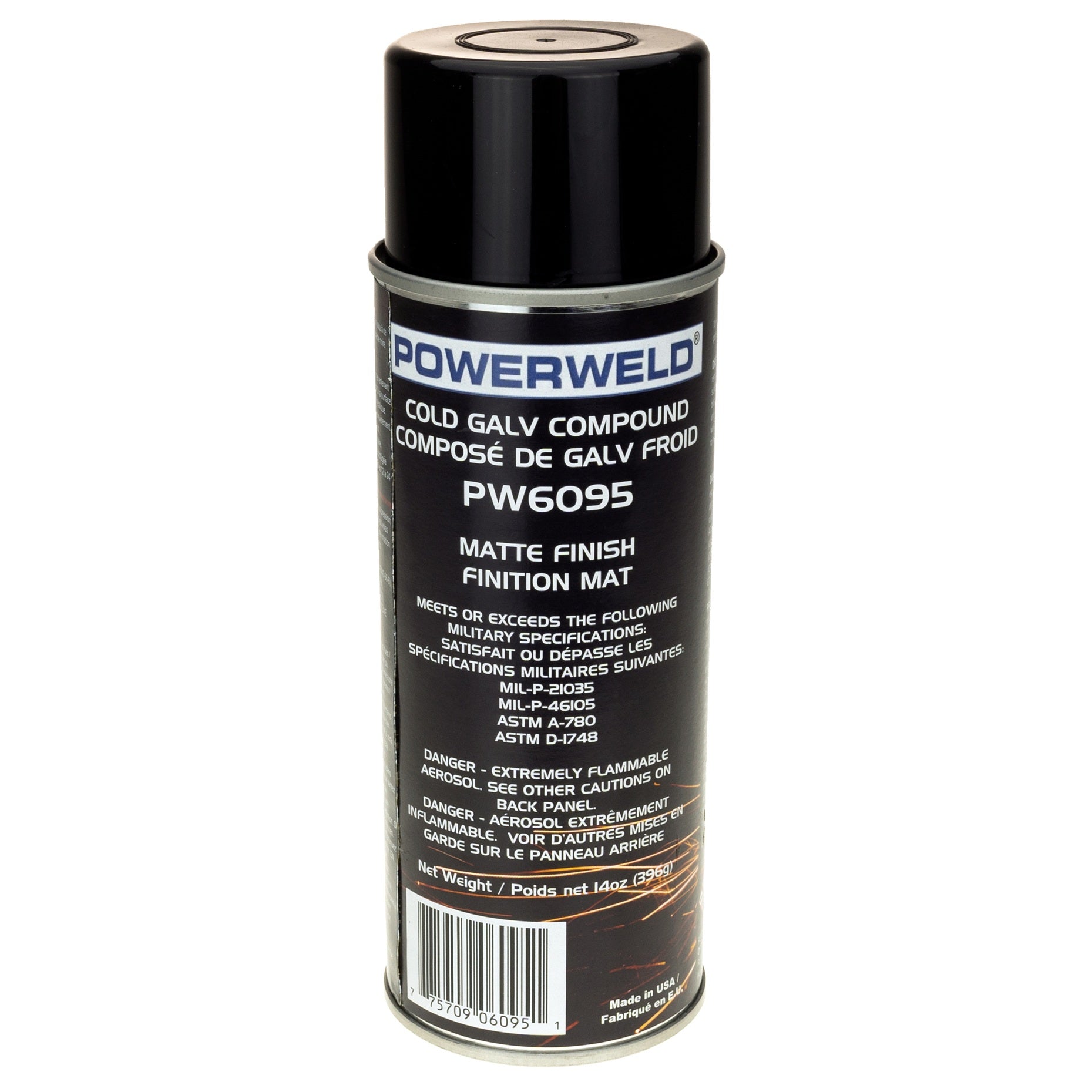 Powerweld - Zinc Galvanisation Bright/Matte Finish 14OZ Aerosol