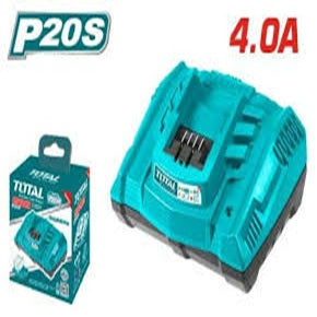 TOTAL 20V 4A fast intelligent Lithium-Ion battery charger