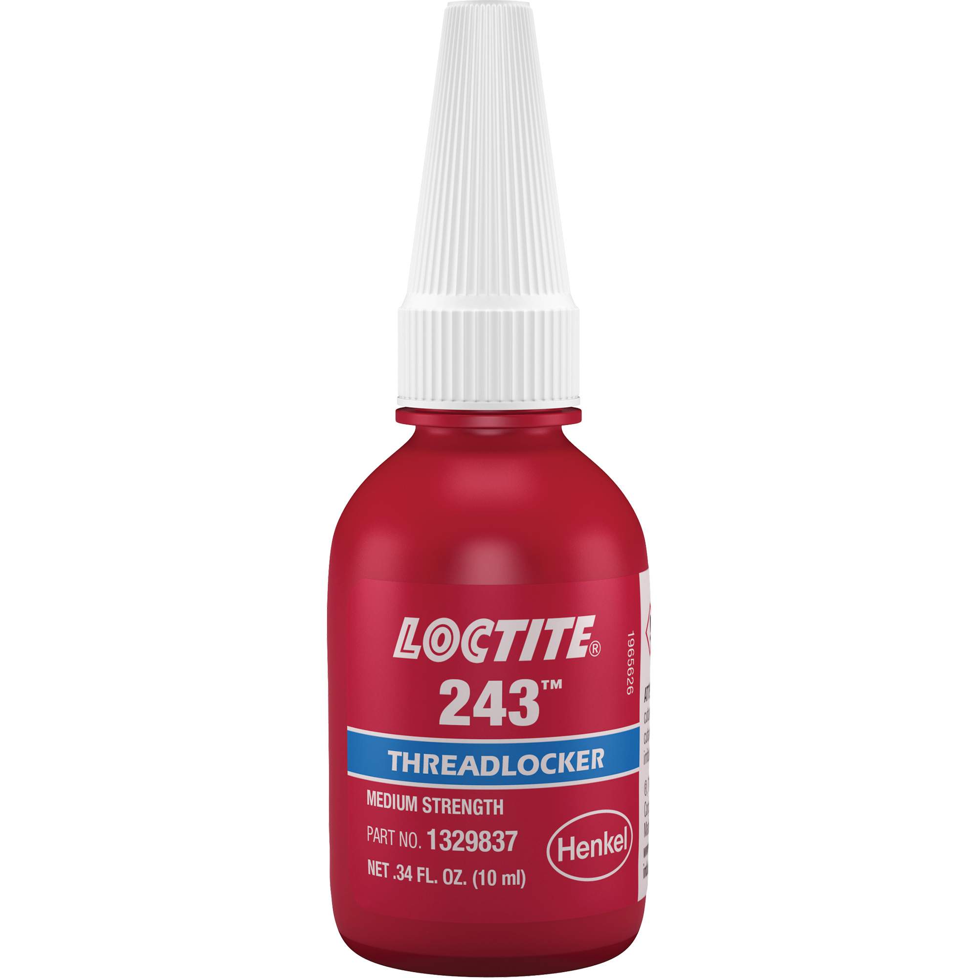 Loctite - Threadlocker 243 Oil Tolerant, Blue, Medium, Bottle
