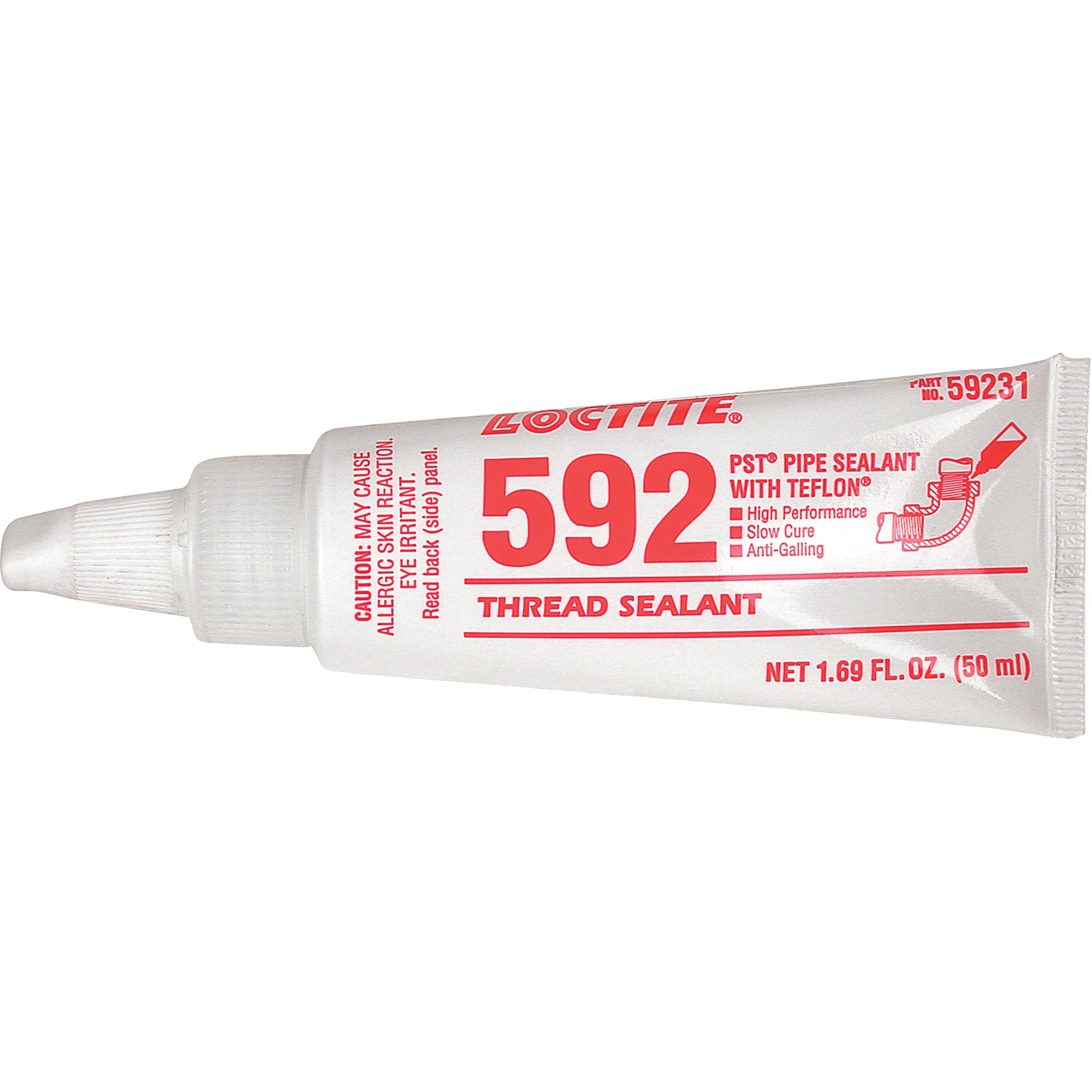 Loctite - Thread Sealant 592 PST™ Slow Cure, Tube, -53.88° C - 204° C/-65° F - 400° F
