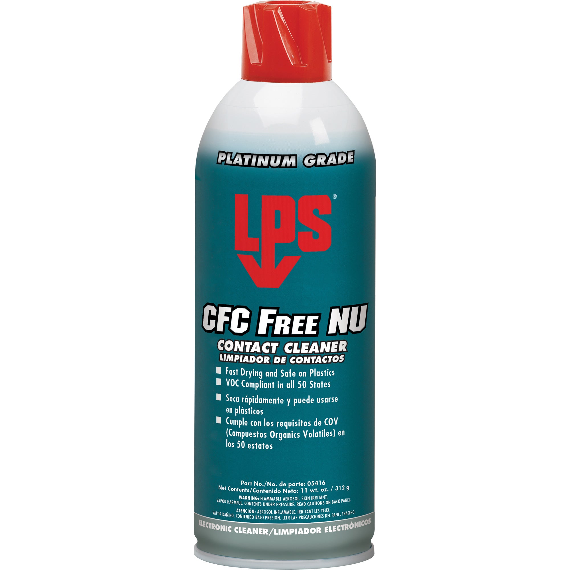 LPS - CFC Free NU LVC Contact Cleaner, Aerosol Can