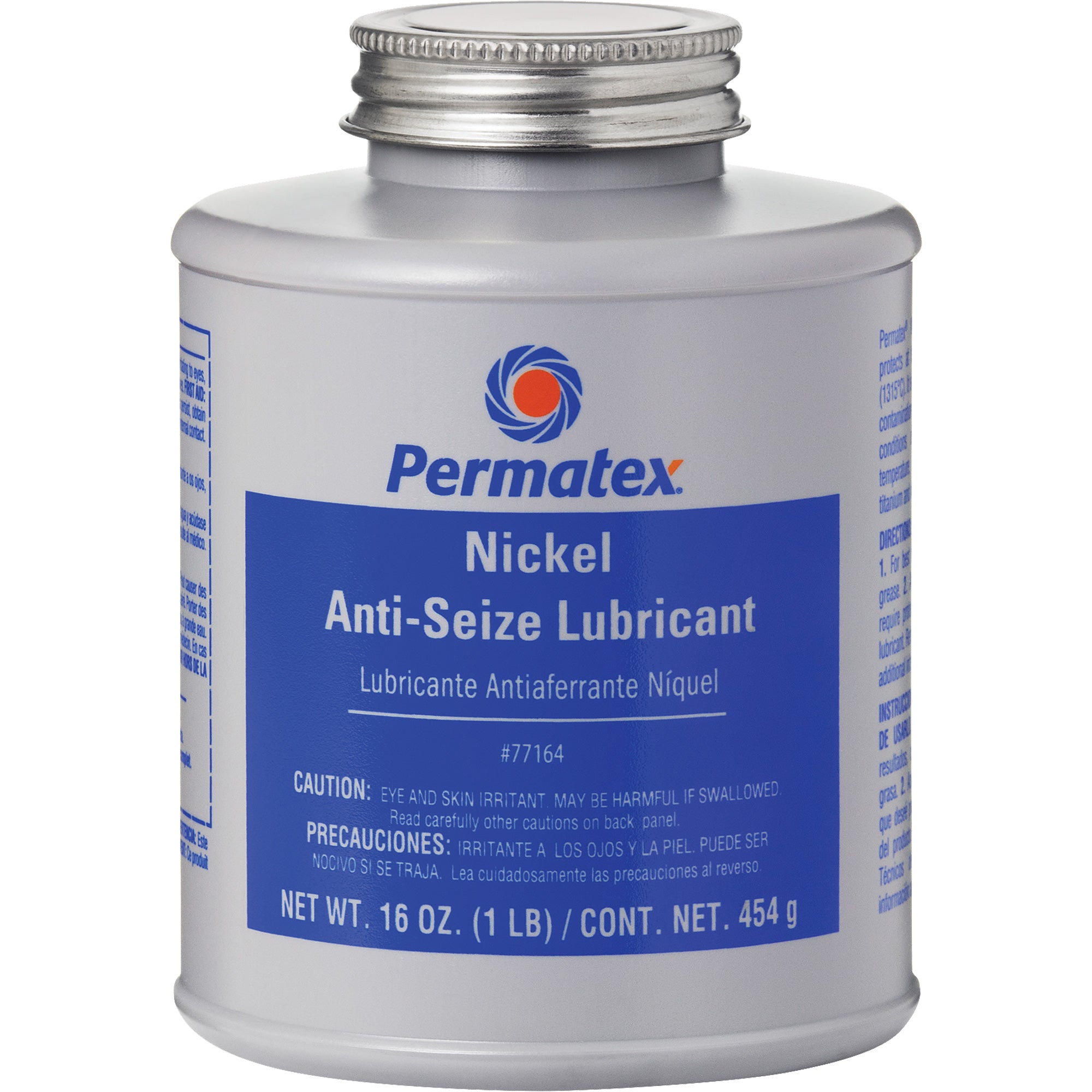 Permatex - Nickel Anti-Seize Lubricant, Brush Top Can, 2400°F (1316°C) Max. Temp.