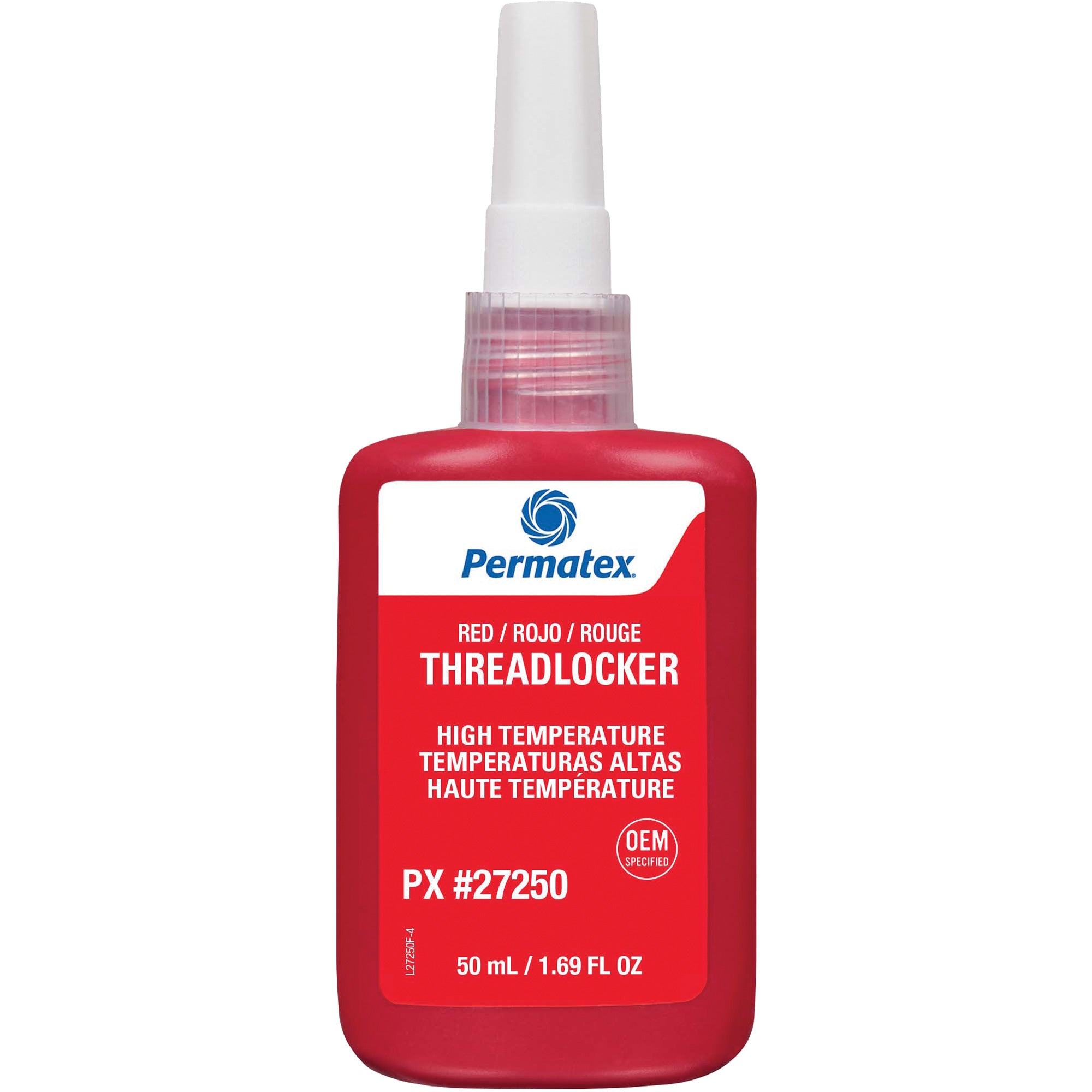 Permatex - High Temperature Threadlocker, Red, High, 50 ml, Bottle