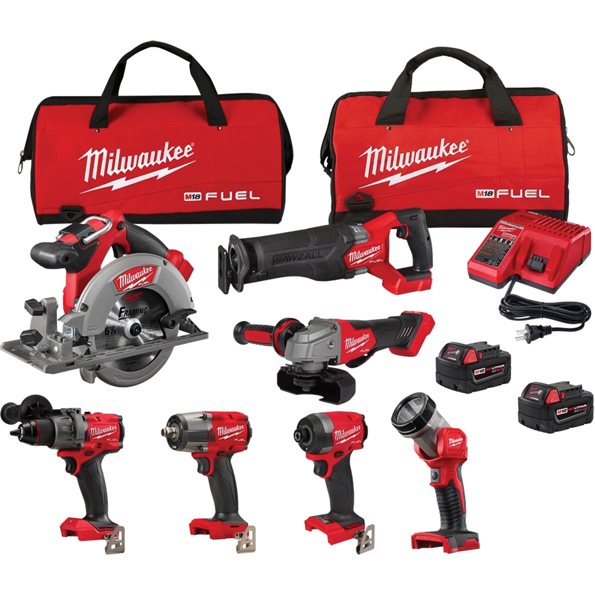 Milwaukee - Jeu combiné M18 FuelMC, Lithium-ion, 18 V