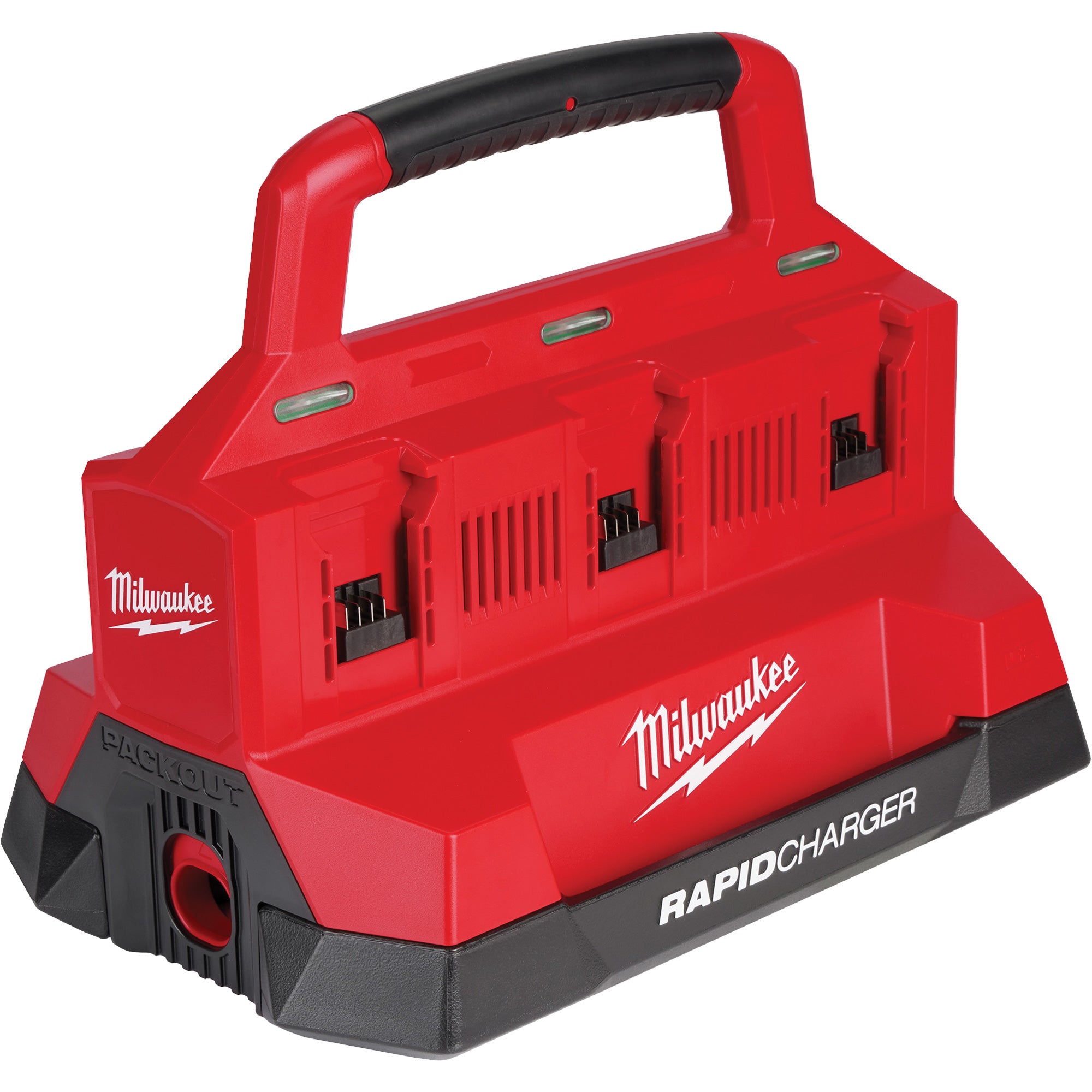 Milwaukee - Chargeur rapide six fentes M18MC PackOutMC, 18 V, Lithium-ion