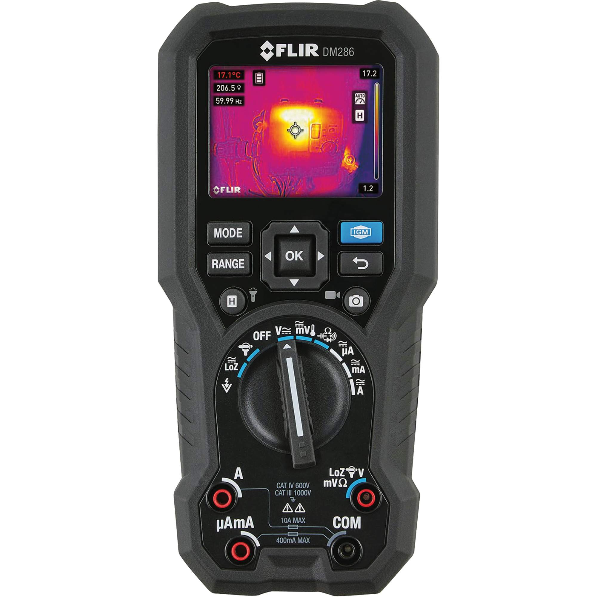 FLIR - DM286 Industrial Imaging Multimeter, AC/DC Voltage, AC/DC Current