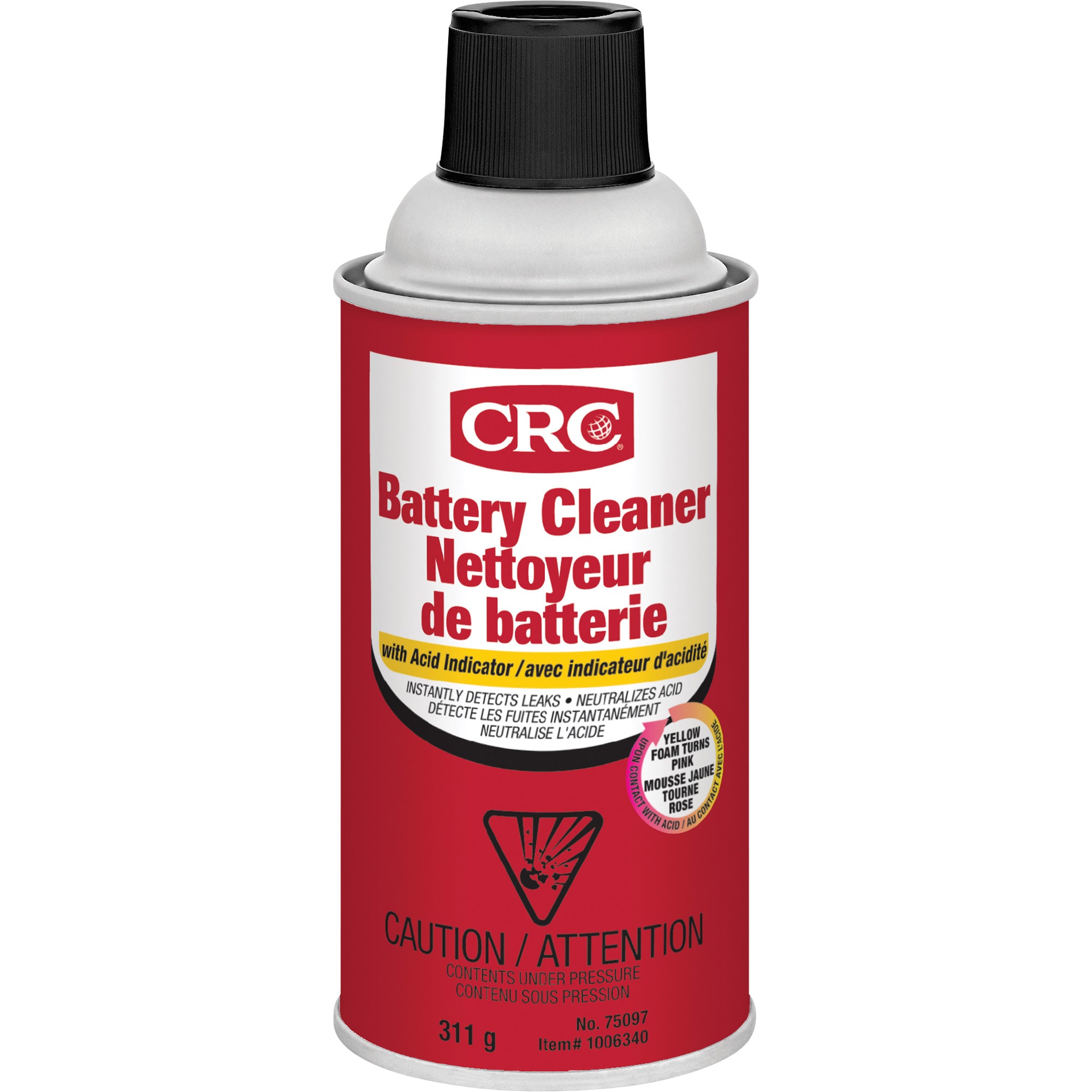 CRC Canada - Battery Cleaner With Acid Indicator, Aerosol Can