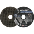 Walter Technologies Pour Surface - Meules à tronçonner renforcées ZipMC en acier inoxydable pour scies circulaires, 4-1/2"-5" x 3/64", Arbre de 7/8", Type 1, Oxyde d'aluminium