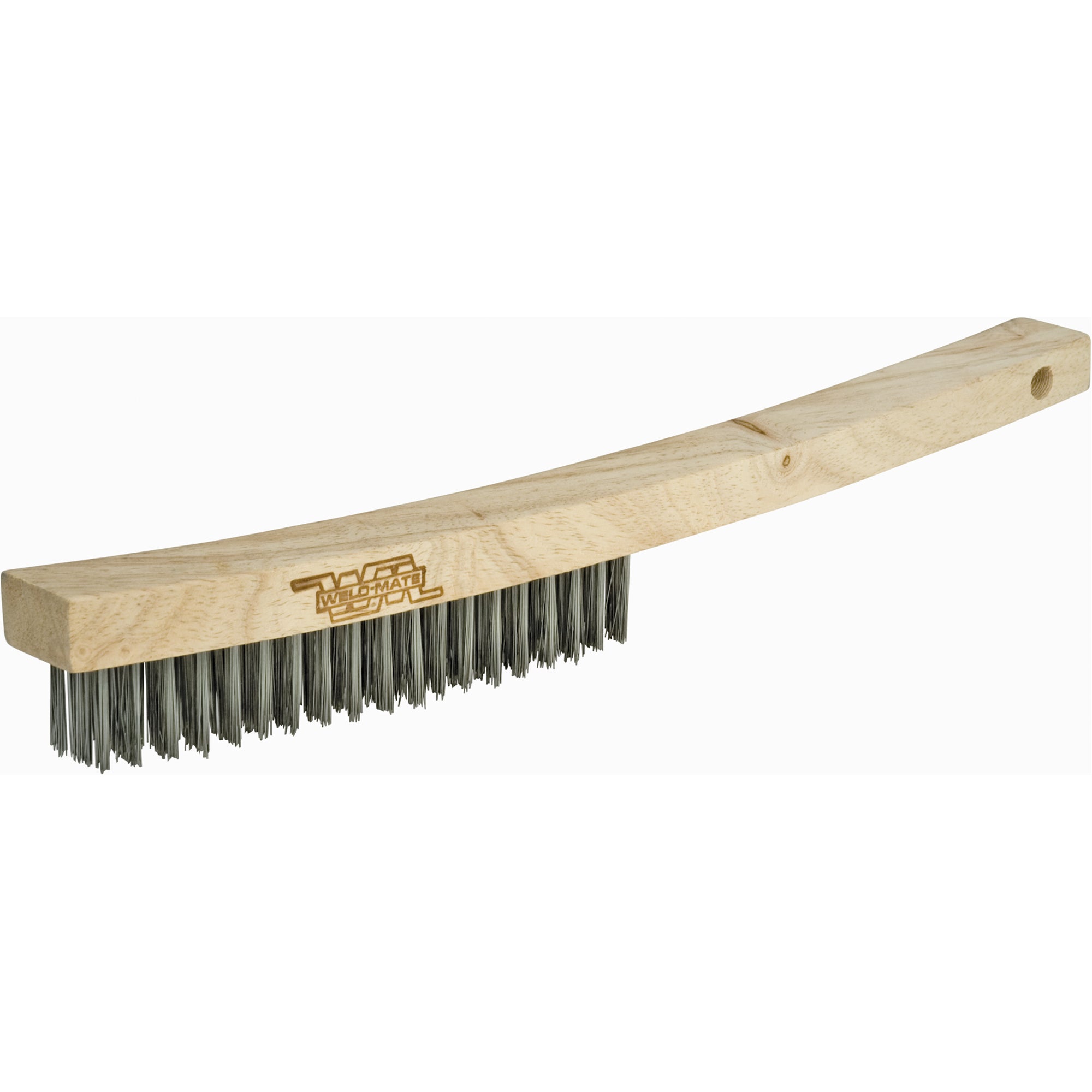 Weld-Mate - Long Handle Industrial-Duty Scratch Brush 13-3/4" Long