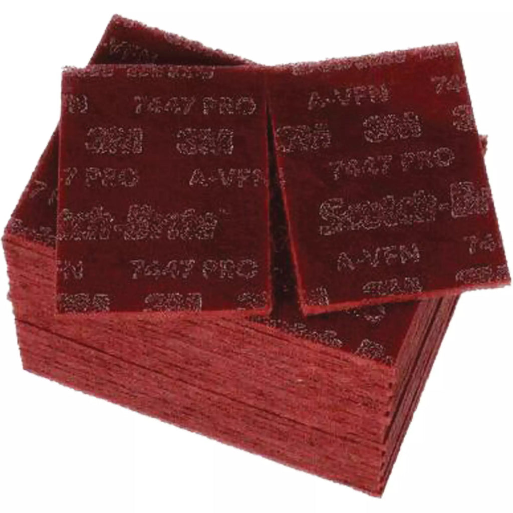 3M - Scotch-Brite™ 7447 Hand Pads, Aluminum Oxide, 9" x 6", Very Fine Grit