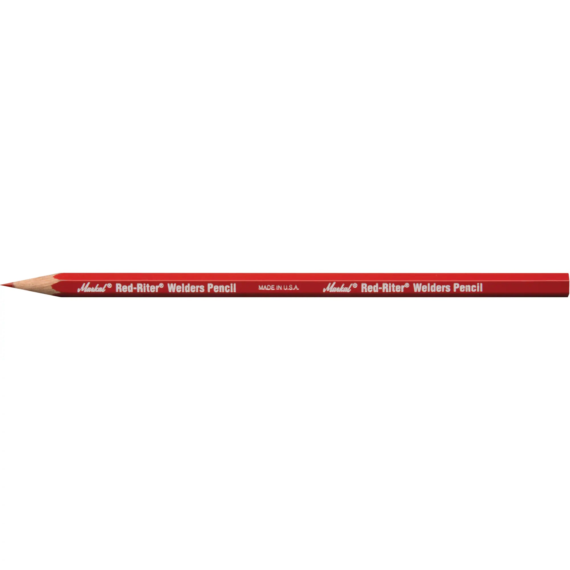 Markal - Red-Riter® Welders Pencil, Round - Pack of 12