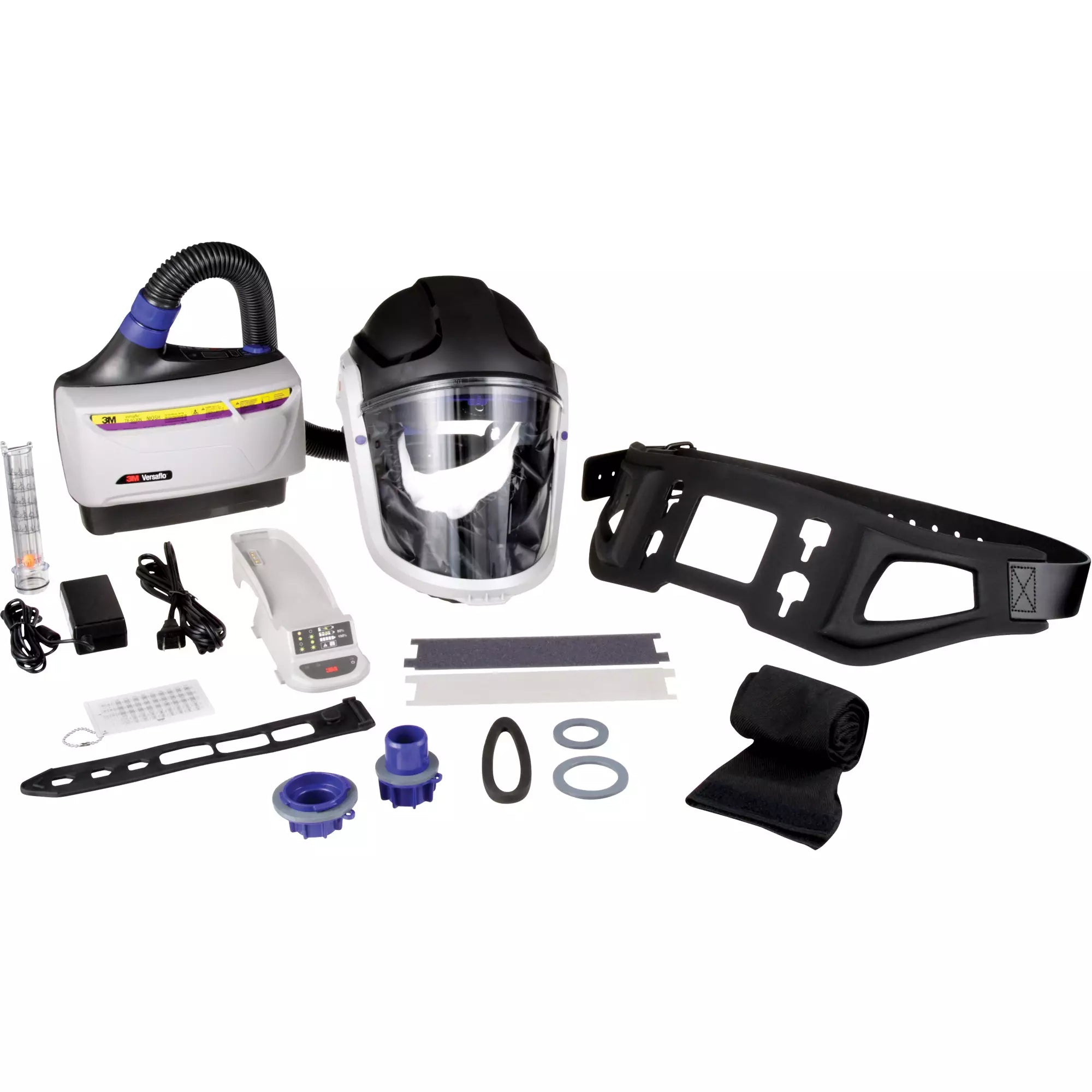 3M - Versaflo™ Heavy Industry PAPR Kit, Headcover & Faceshield, Lithium-Ion Battery