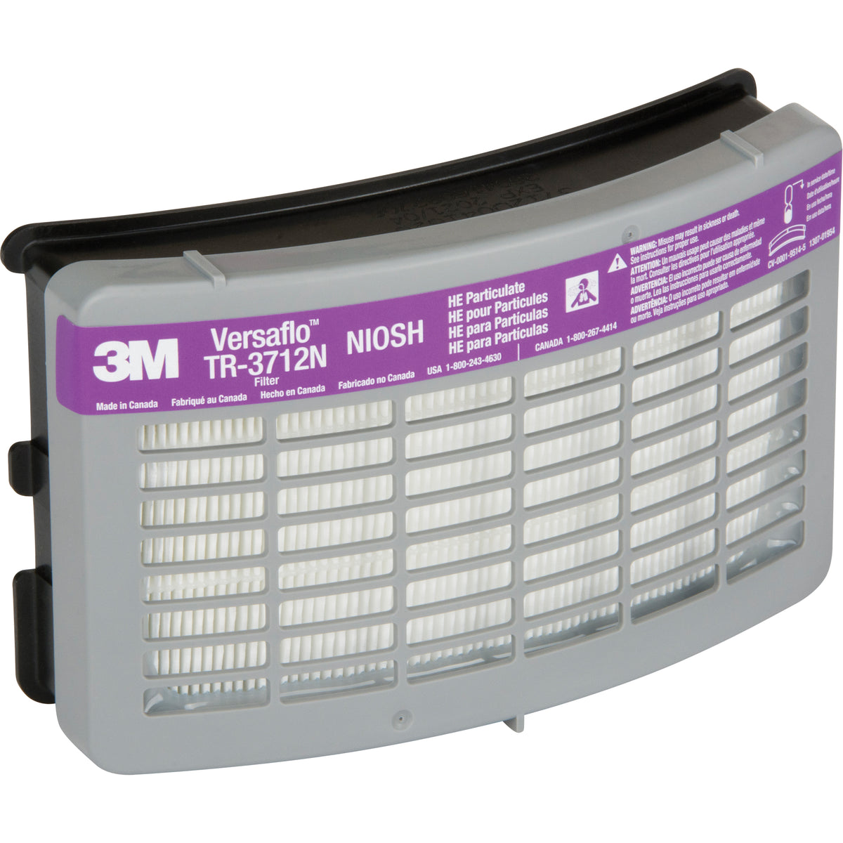 3M - Cartouche pour appareils de protection respiratoire (APR) à épuration d'air motorisé VersafloMC
