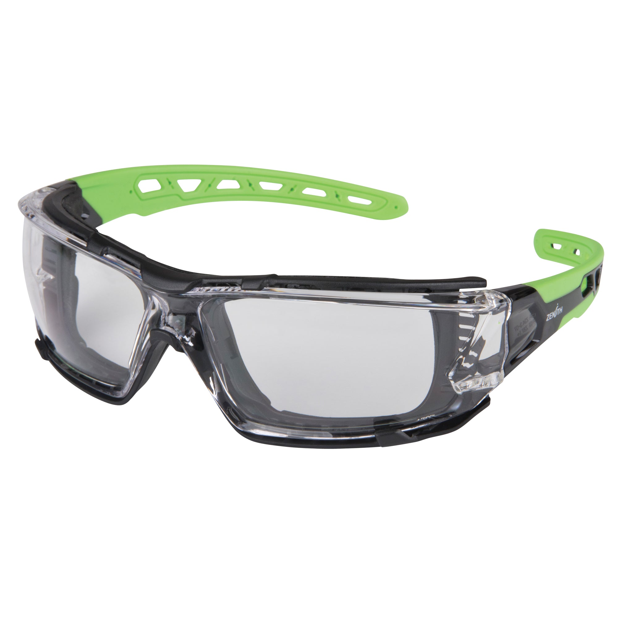 Zenith - Z2500 Series Safety Glasses with Foam Gasket, Anti-Scratch