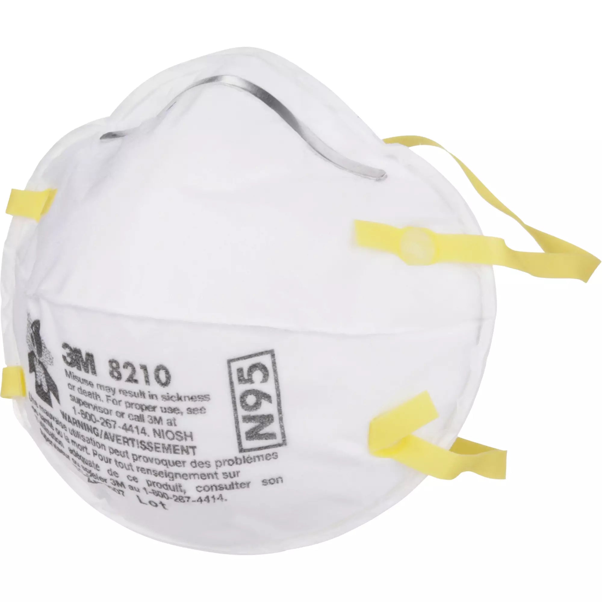 3M - 8210 Particulate Respirators, N95, NIOSH Certified (Box of 20)