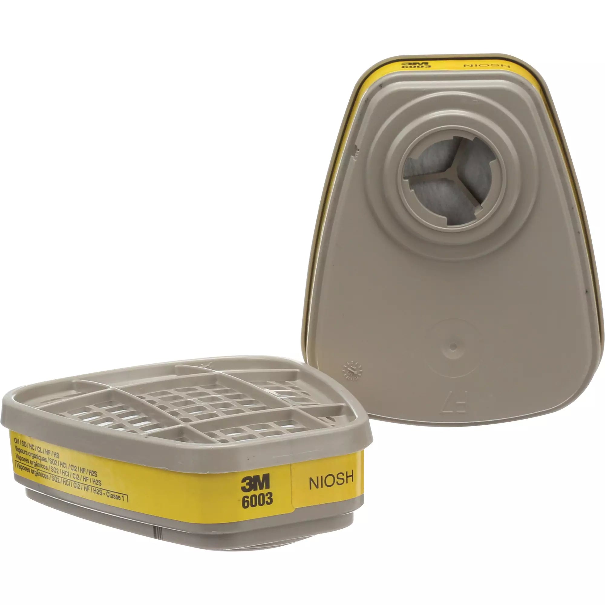 3M - 6000 Series Respirator Cartridges & Filter (Pack of 2)