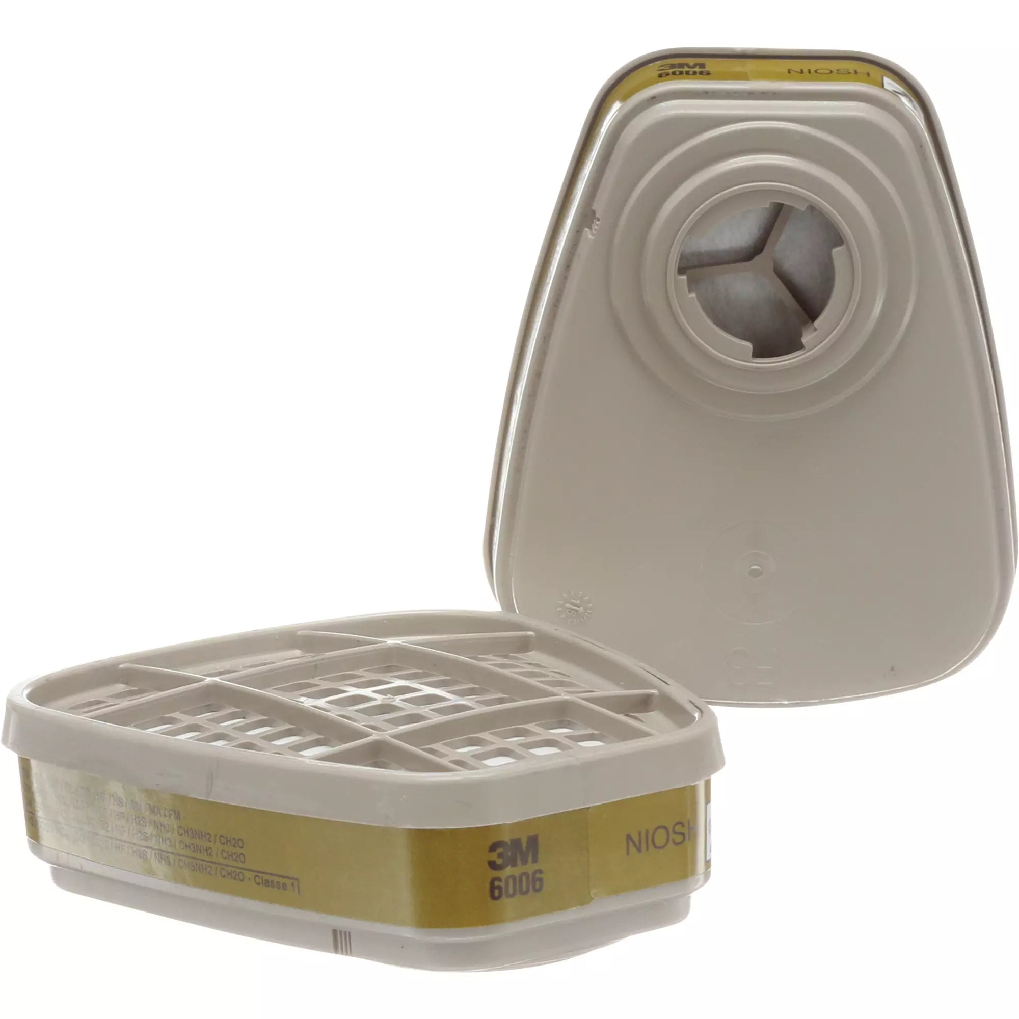 3M - 6000 Series Respirator Cartridges & Filter (Pack of 2)