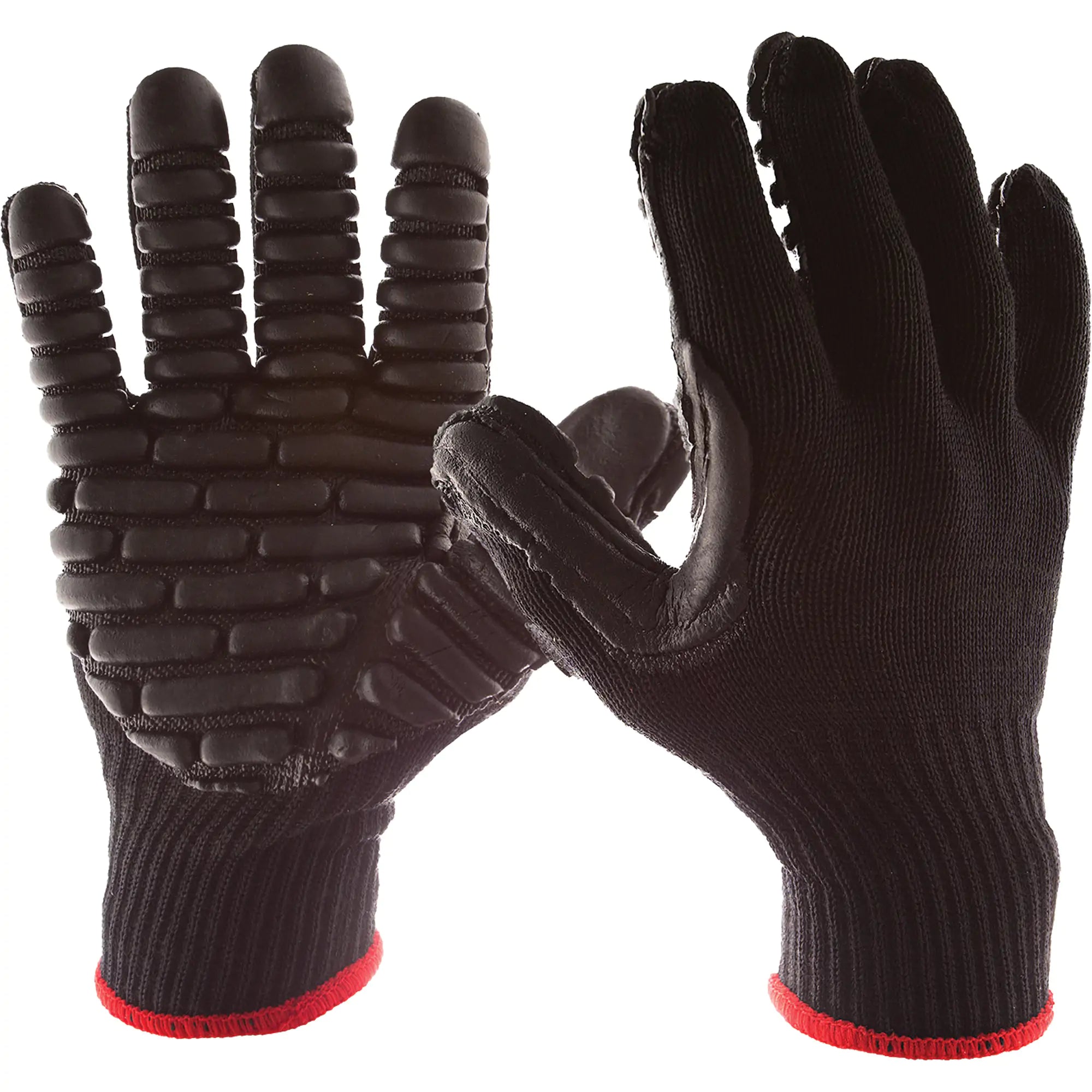 Impacto - Blackmaxx Vibration Dampening Gloves, Synthetic Palm