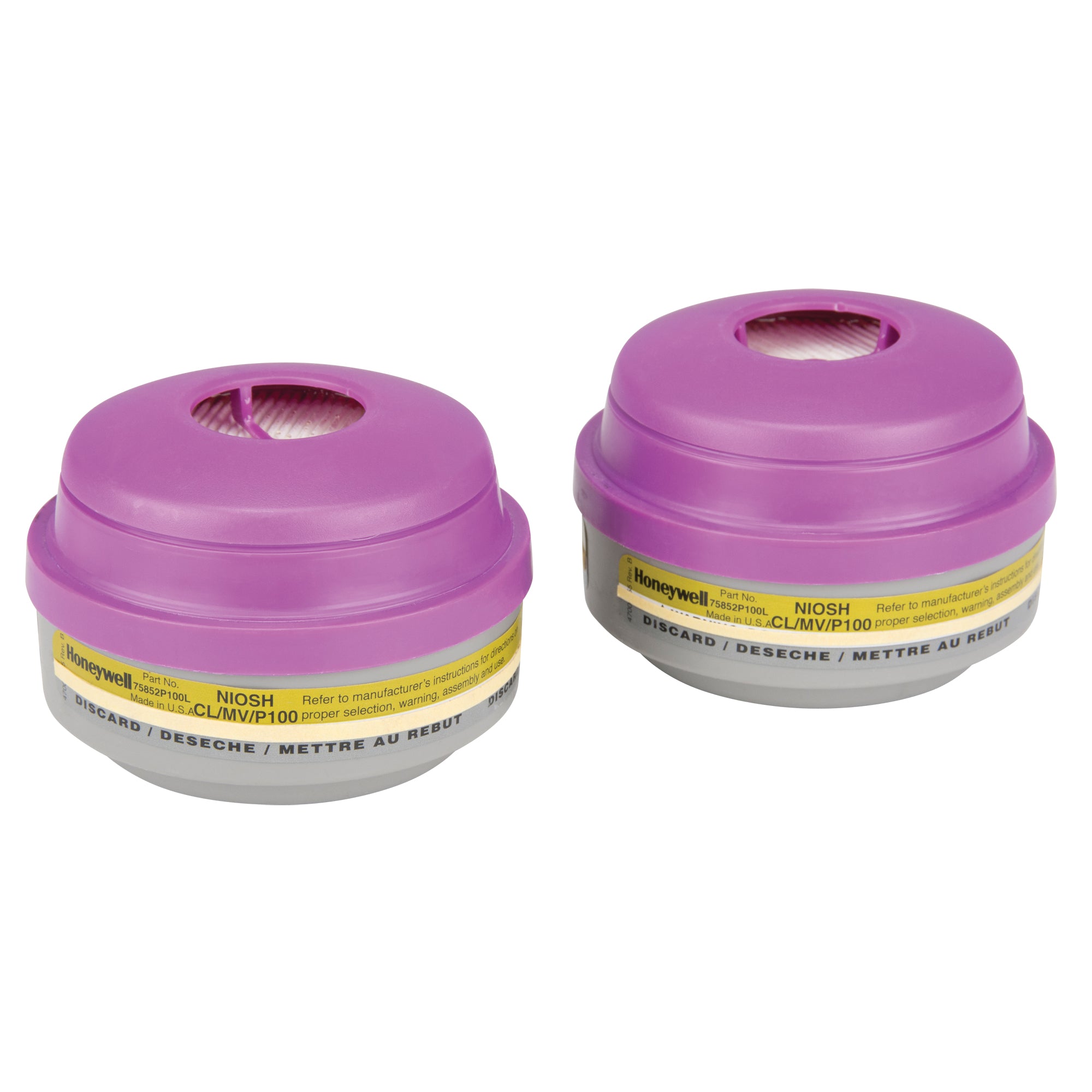Honeywell - North® N Series Respirator Cartridges, Pack of 2