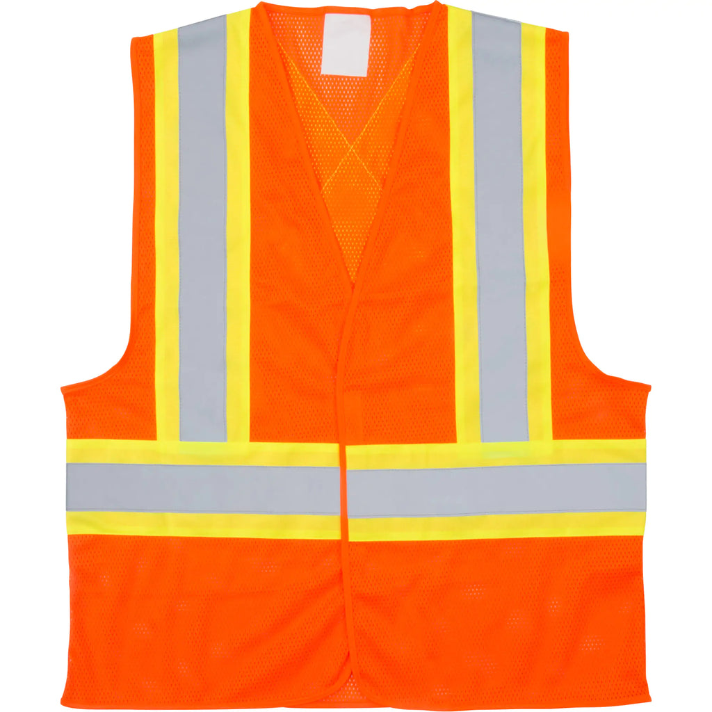 Zenith - Traffic Safety Vest, High Visibility Orange, Polyester