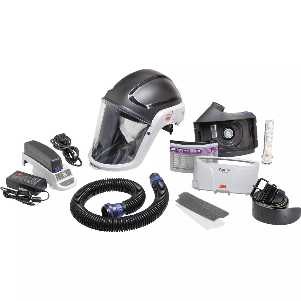 3M Versaflo TR-300N+ HIK Heavy Industry PAPR Kit with M-307 helmet and faceshield