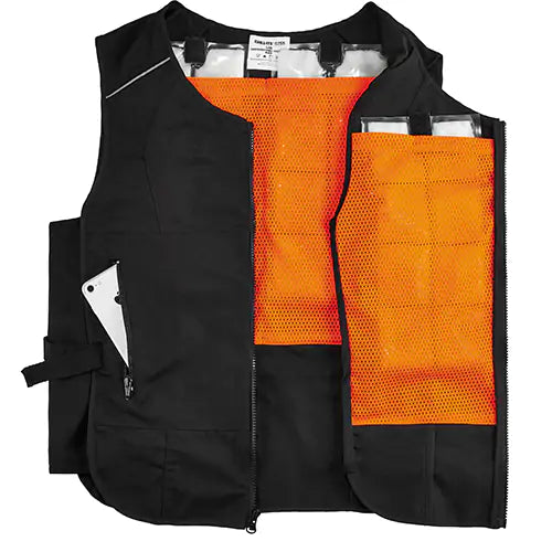 Ergodyne - Chill-Its® 6260 Lightweight Phase Change Cooling Vest with Packs, Black