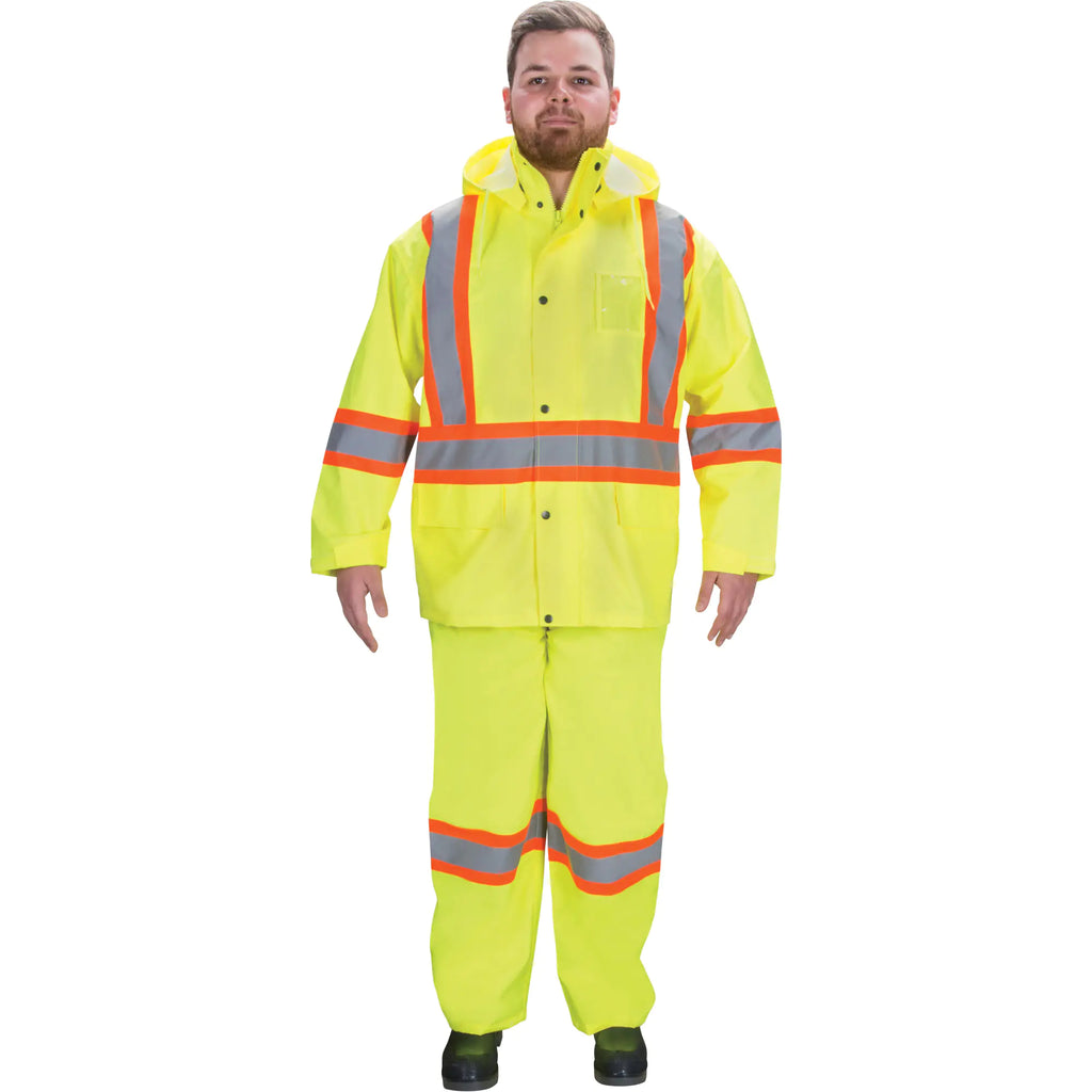 Zenith - Vêtements imperméables RZ1000, Polyester, Jaune lime haute visibilité