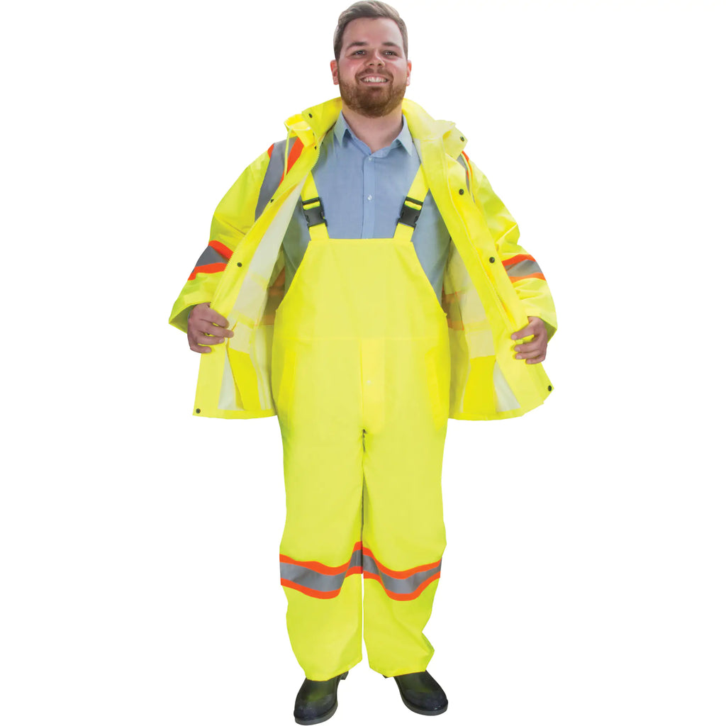 Zenith - Vêtements imperméables RZ1000, Polyester, Jaune lime haute visibilité