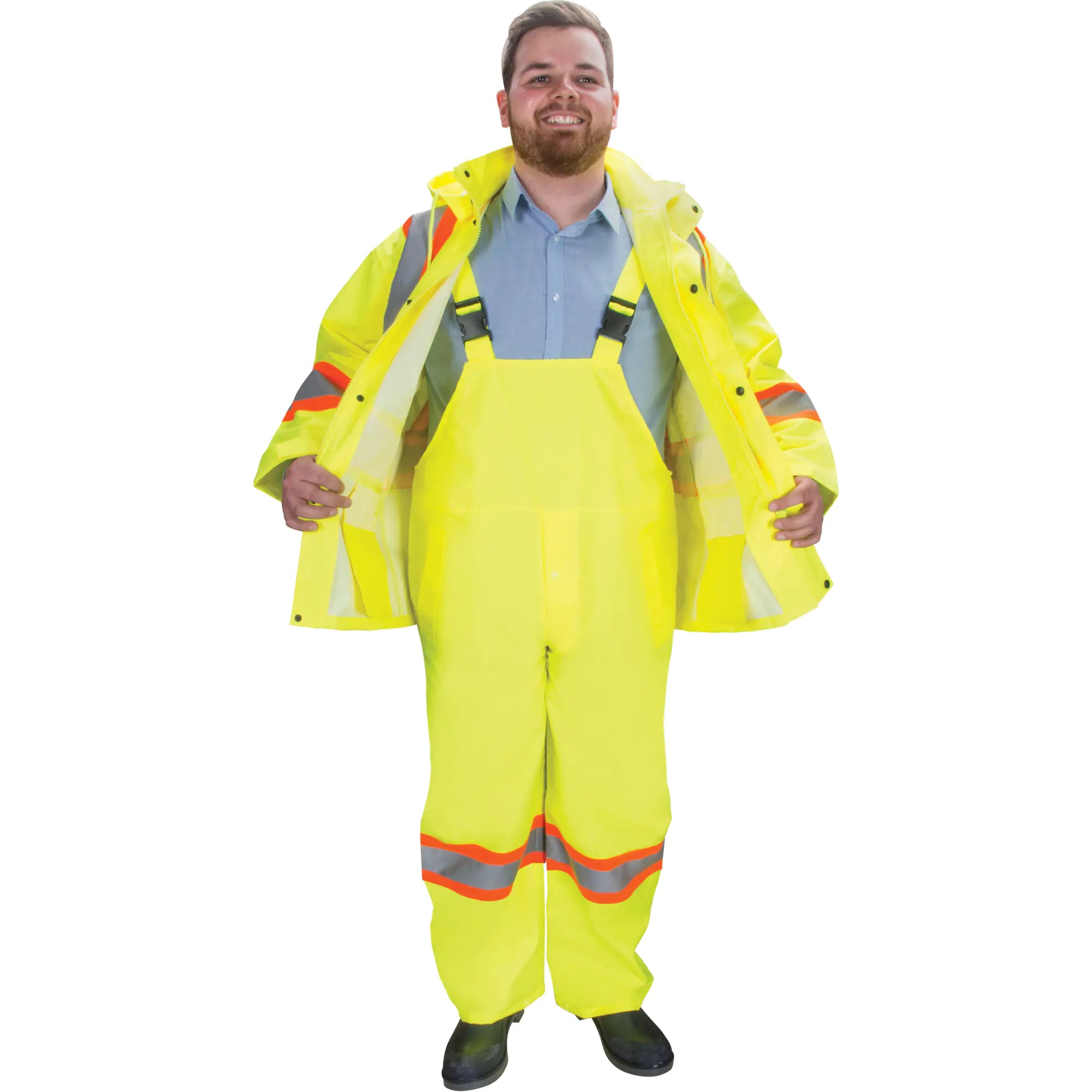 Zenith - Vêtements imperméables RZ1000, Polyester, Jaune lime haute visibilité