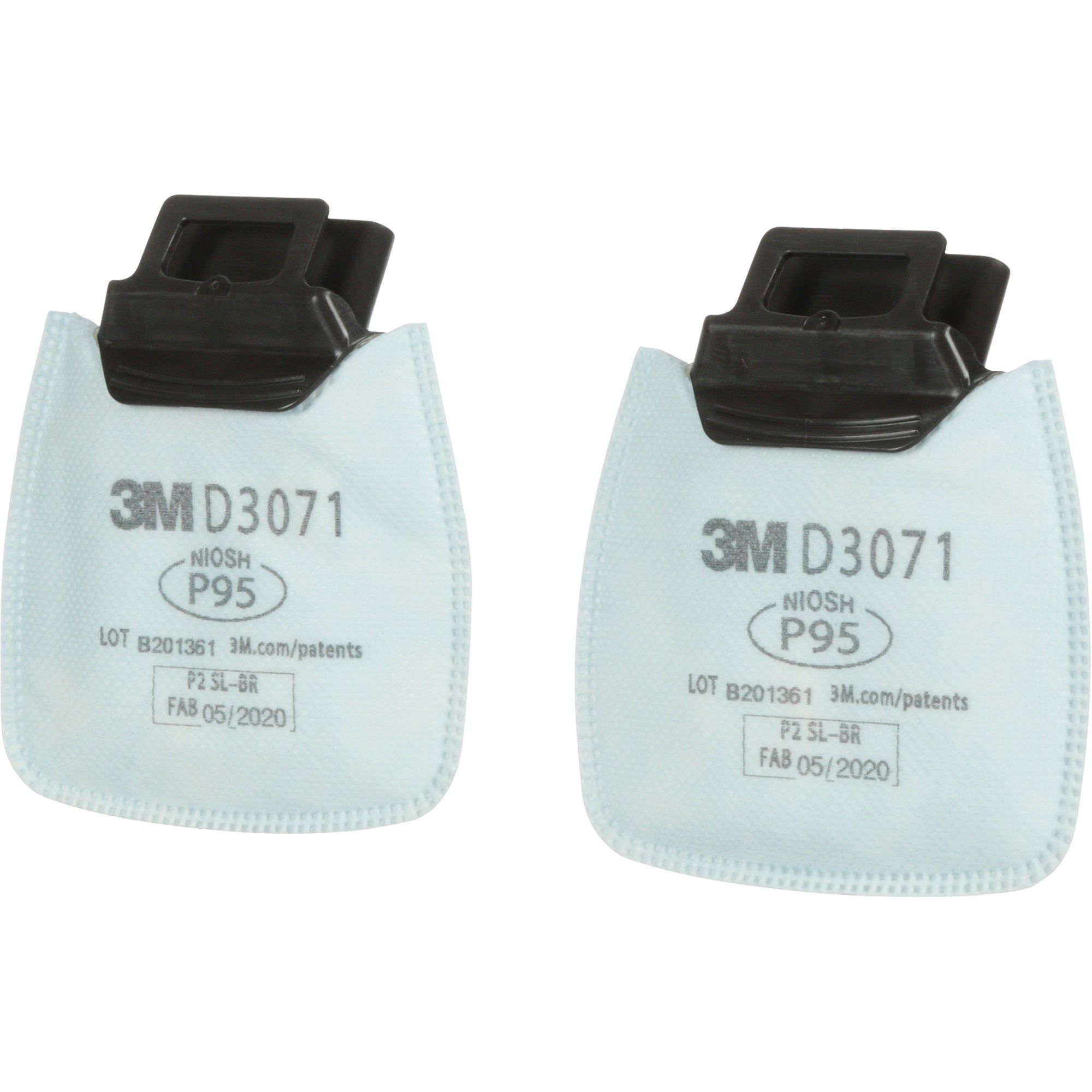 3M - Secure Click™ HF-800 Respirator Cartridge/Filter (Pack of 2)
