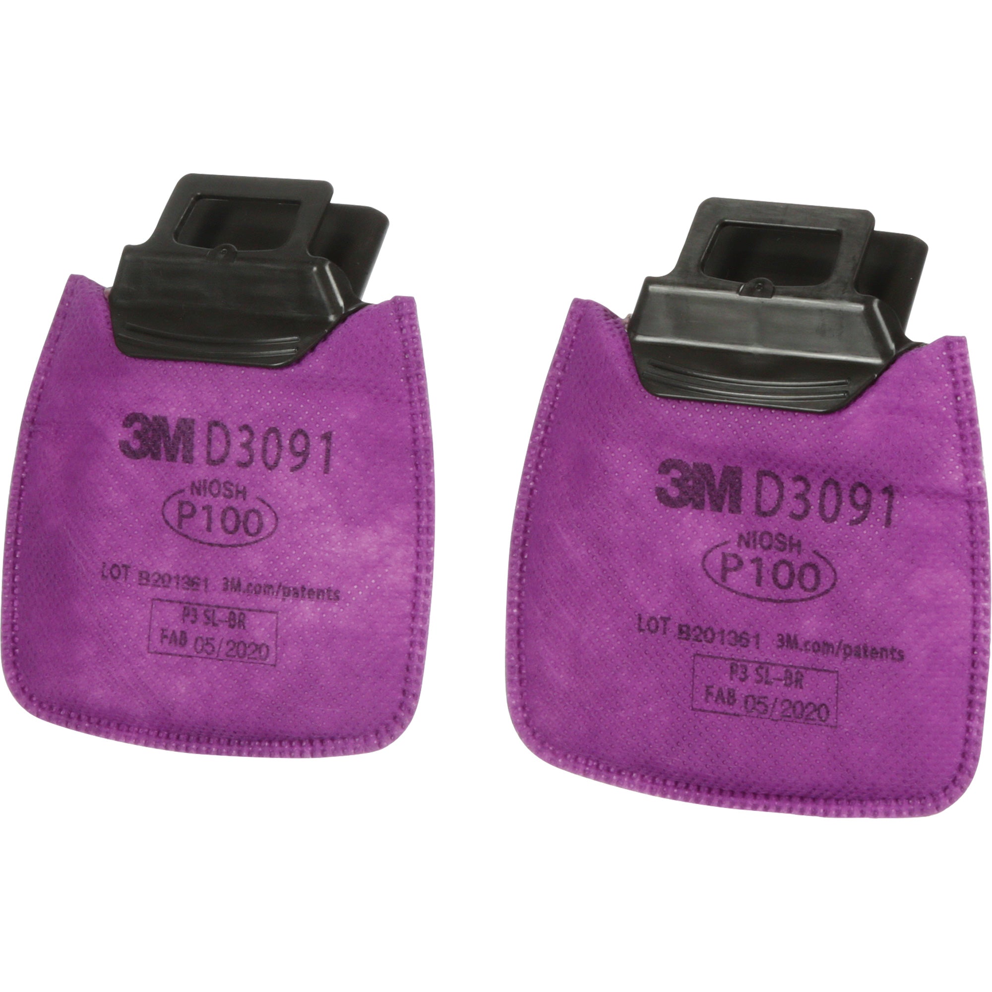 3M - Secure Click™ HF-800 Respirator Cartridge/Filter (Pack of 2)