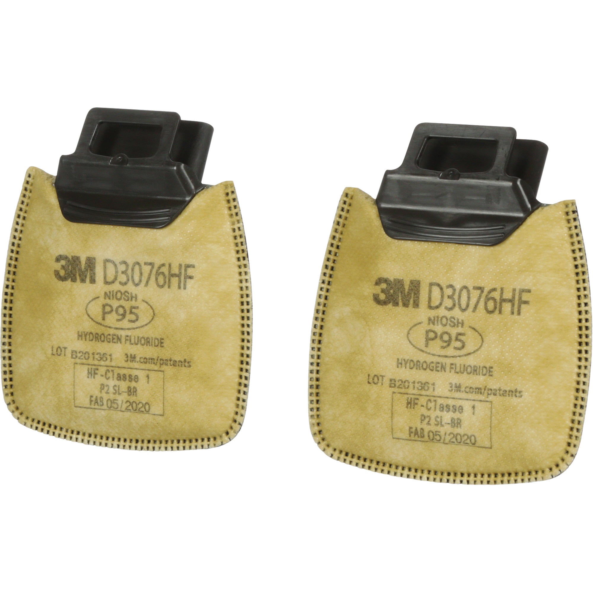 3M - Secure Click™ HF-800 Respirator Cartridge/Filter (Pack of 2)