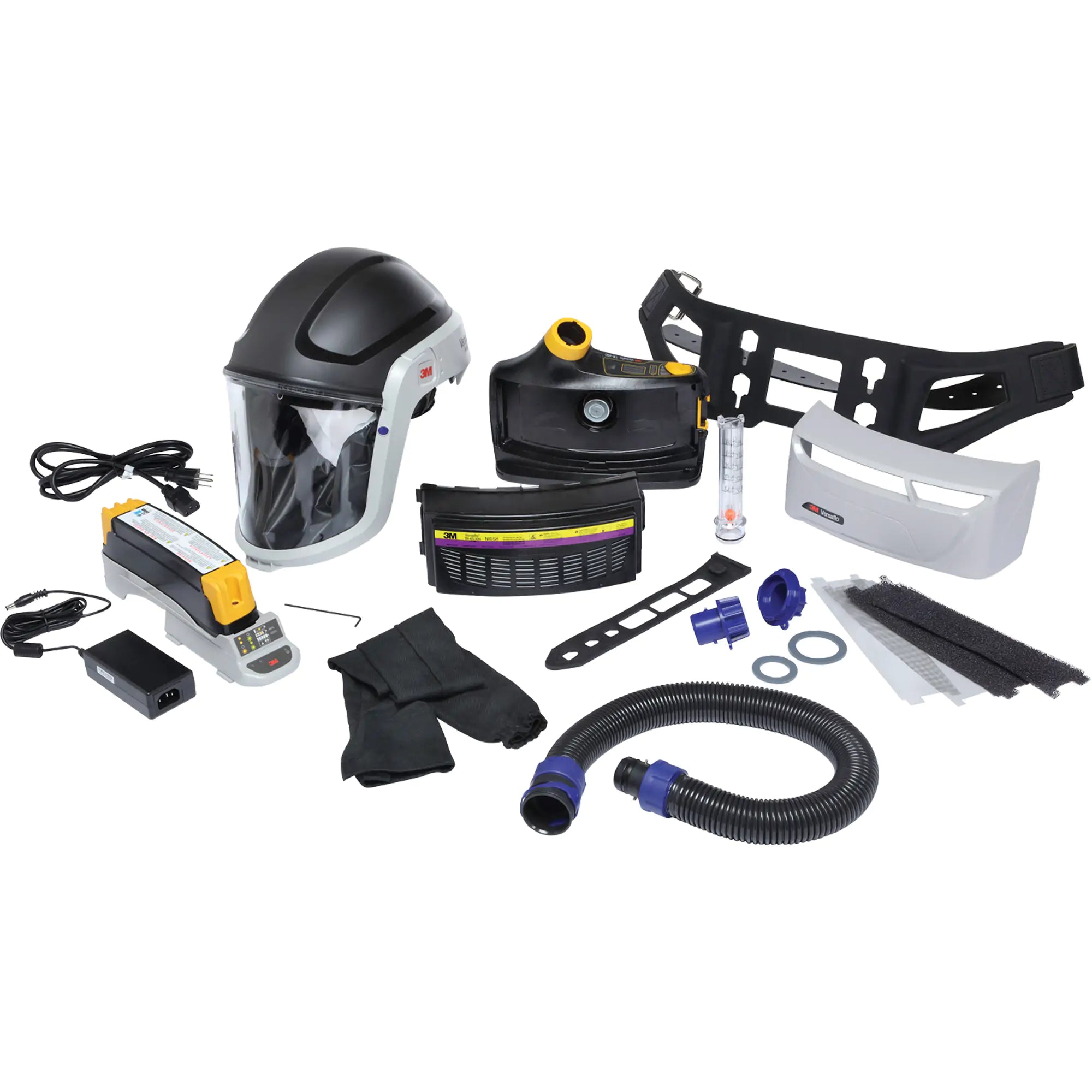 3M - Versaflo™ Heavy Industry PAPR Kit, Headcover & Faceshield, Lithium-Ion Battery