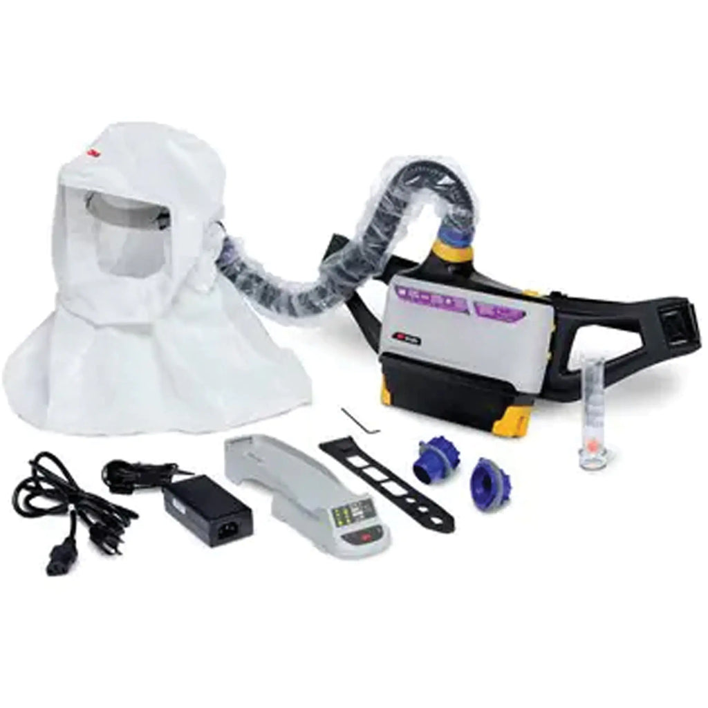 3M Versaflo TR-800-ECK Easy Clean PAPR Kit with Loose-Fitting Hood, Faceshield and Lithium-Ion Battery