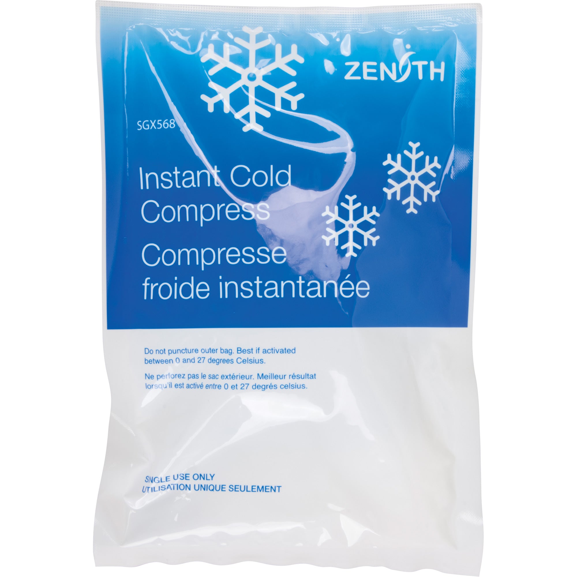 Zenith - Instant Compress, Cold, Single Use
