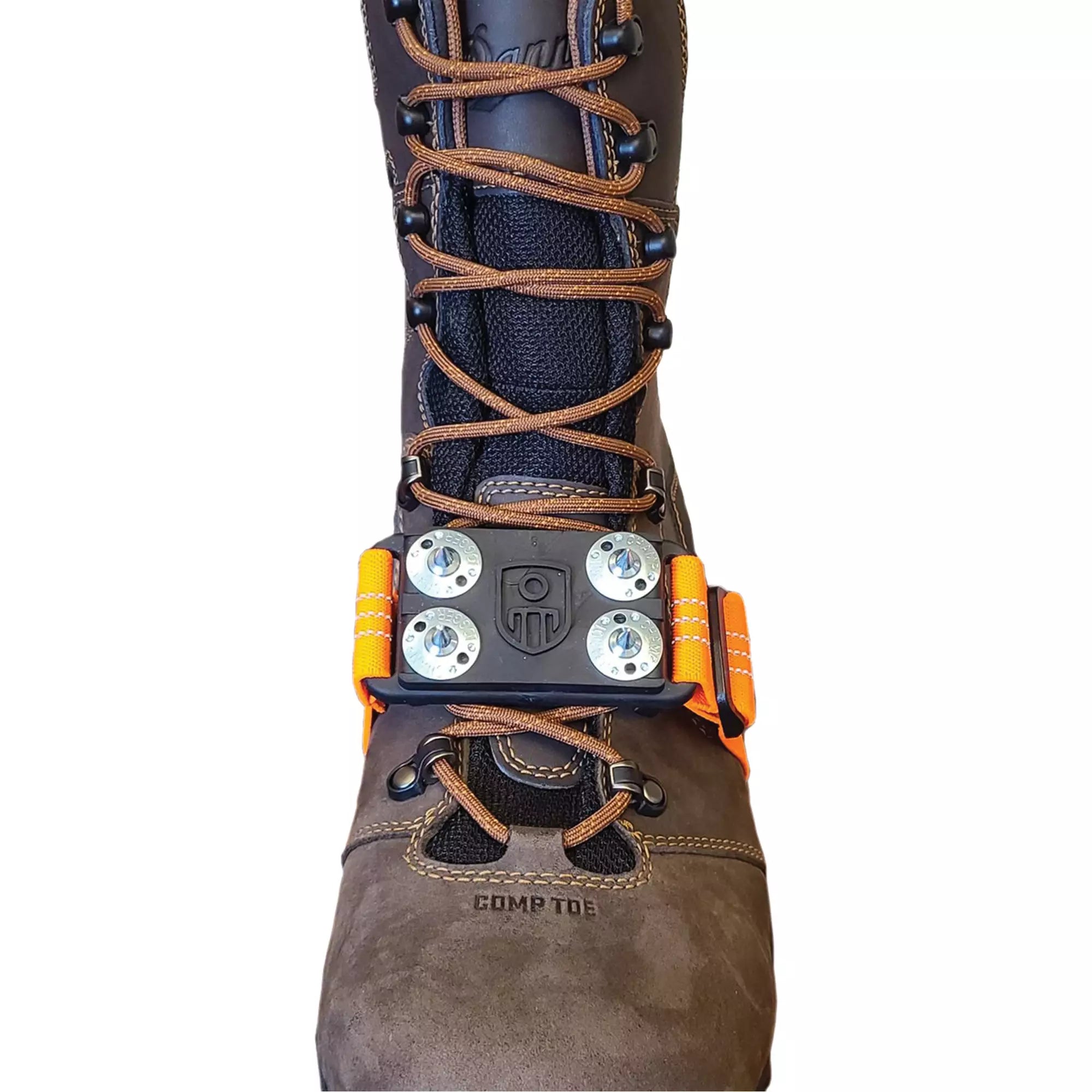 Impacto - Midcleat® Non-Sparking Ice Cleat, Carbon Steel, Stud Traction, One Size