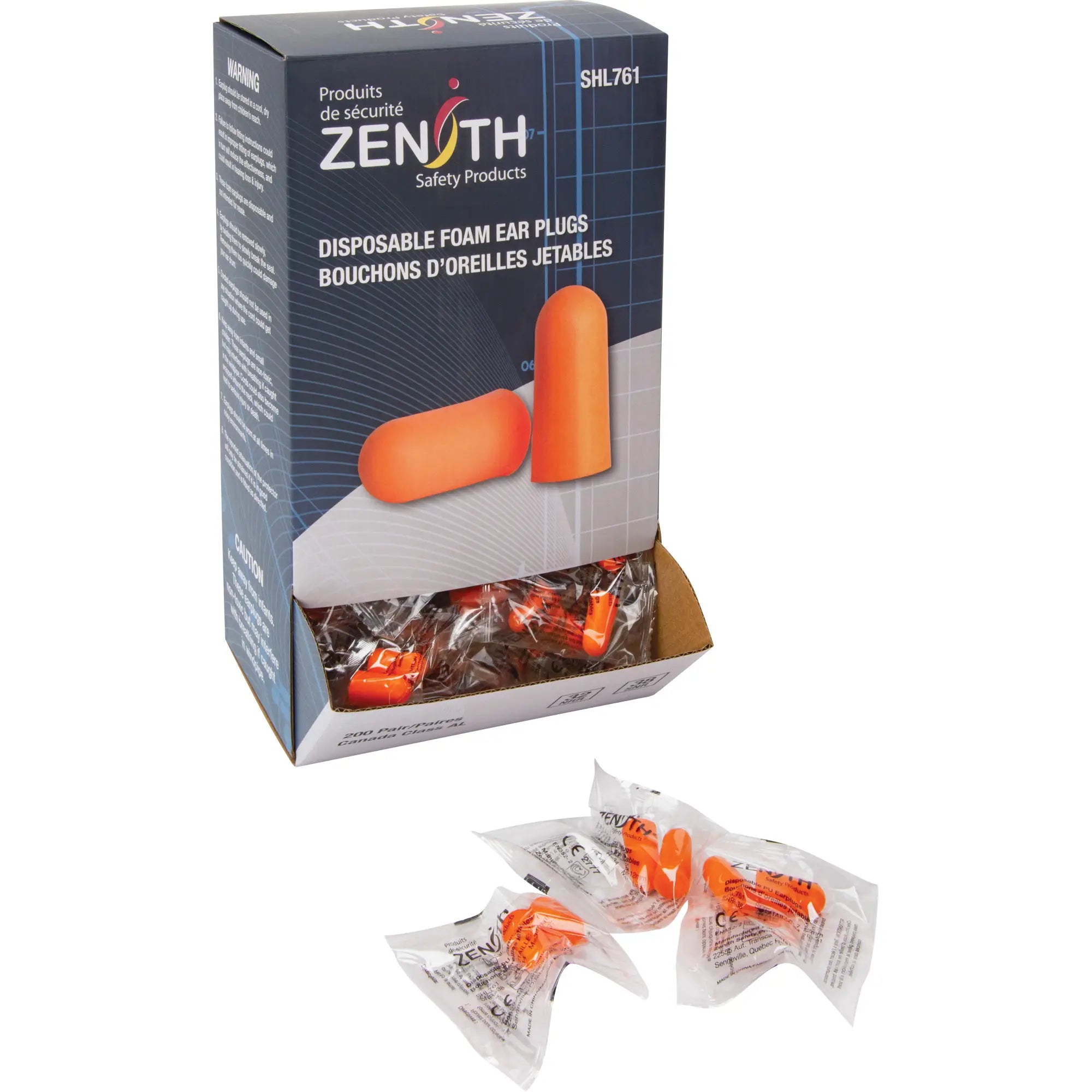 Zenith - Bouchons d'oreilles en mousse, paire