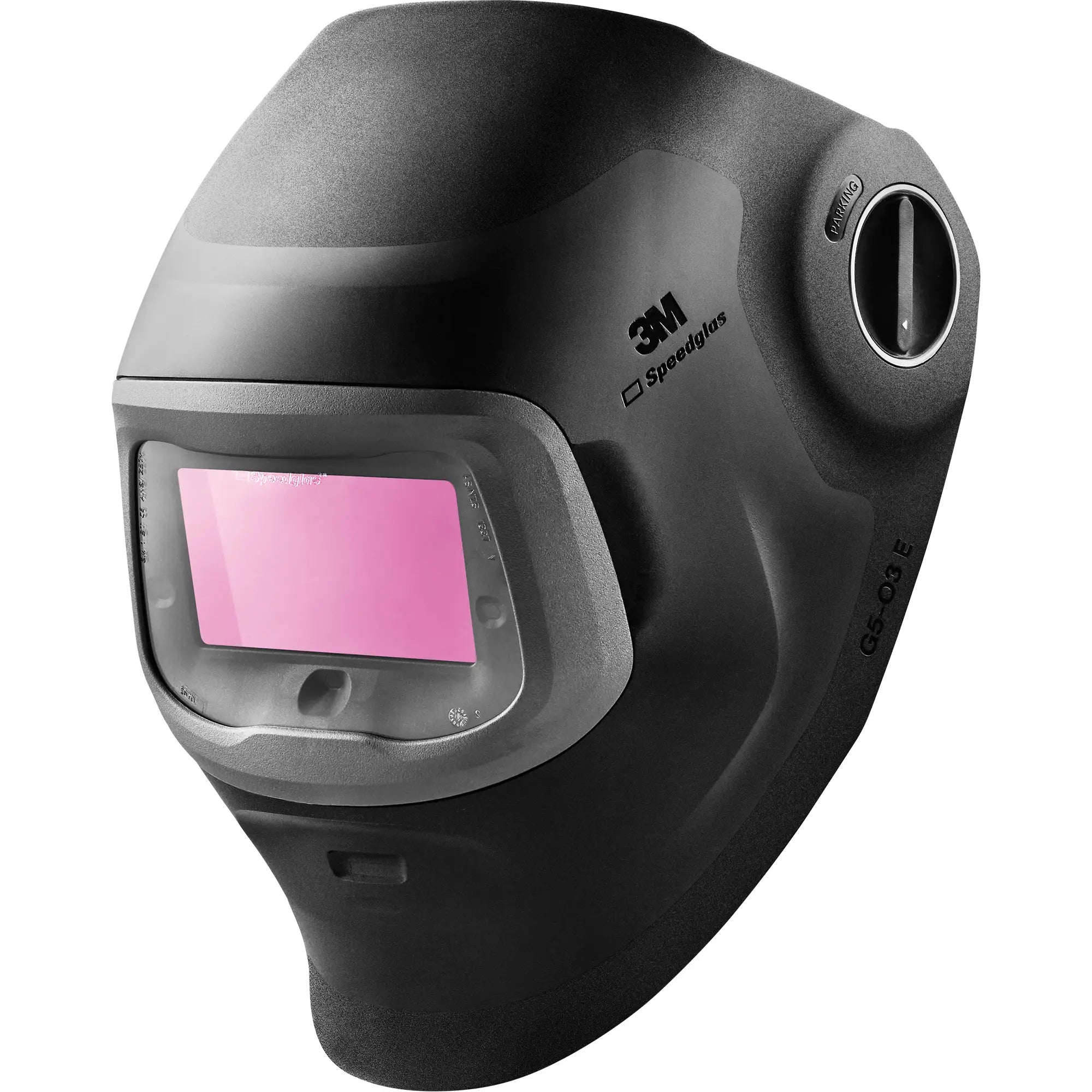 3M - Speedglas™ G5-03 E Welding Helmet 09-0100-20 with G5NC ADF, 4.2" L x 2.1" W View Area, 3/5/8 - 12 Shade Range, Black