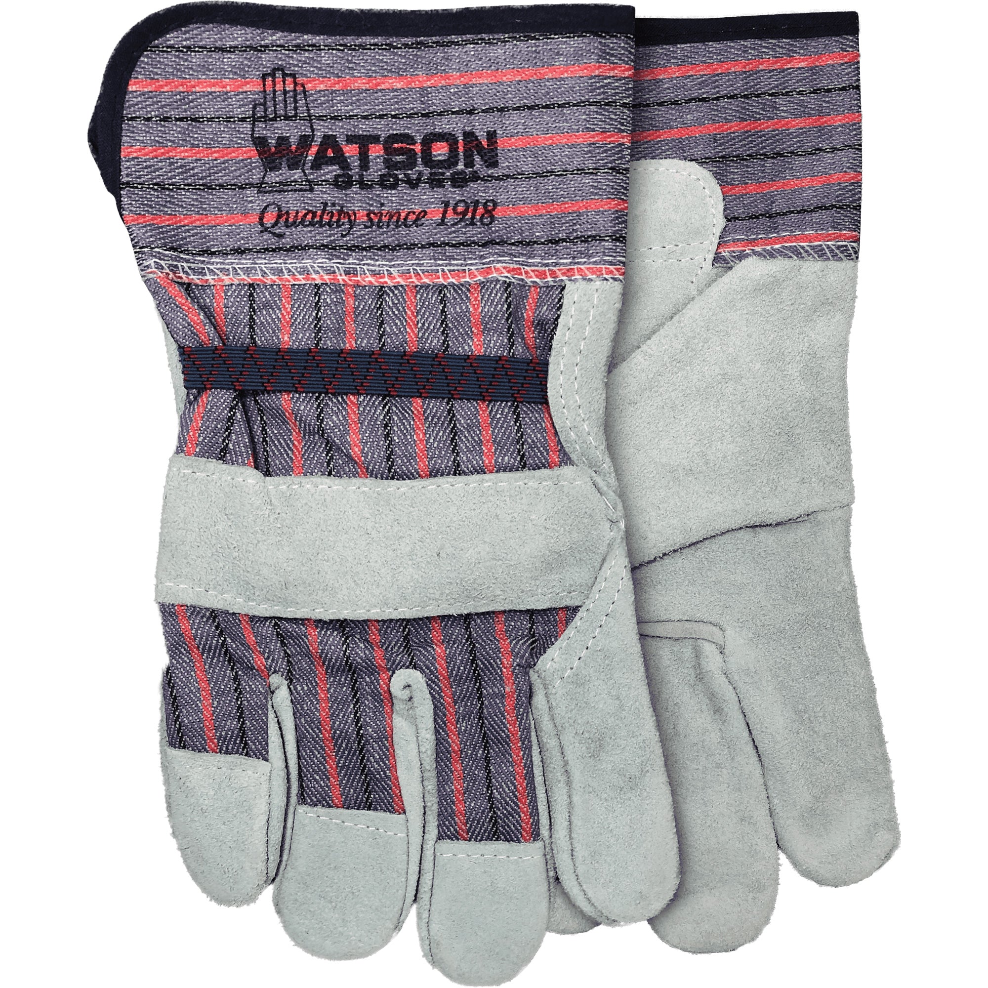 Watson Gloves - Guard’n Duty Gloves, One Size, Split Cowhide Palm, One Size