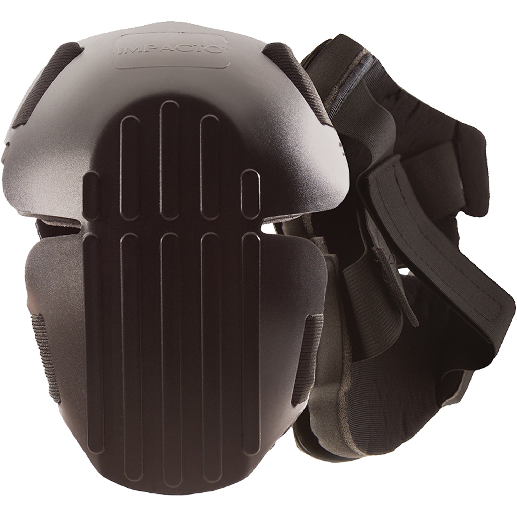 Impacto - Hard Shell Knee Pads, Hook and Loop Style, Plastic Caps, Foam Pads