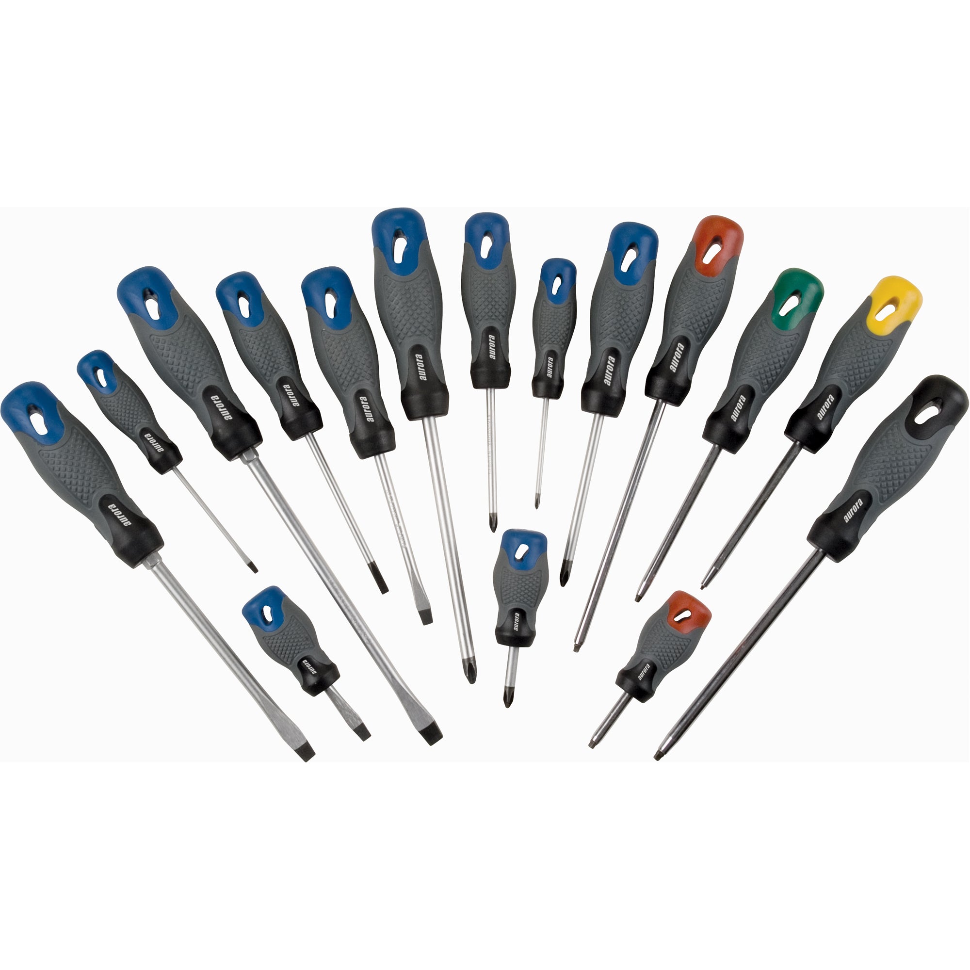Aurora Tools - Screwdriver Set, 3, 7, 16 Pcs.