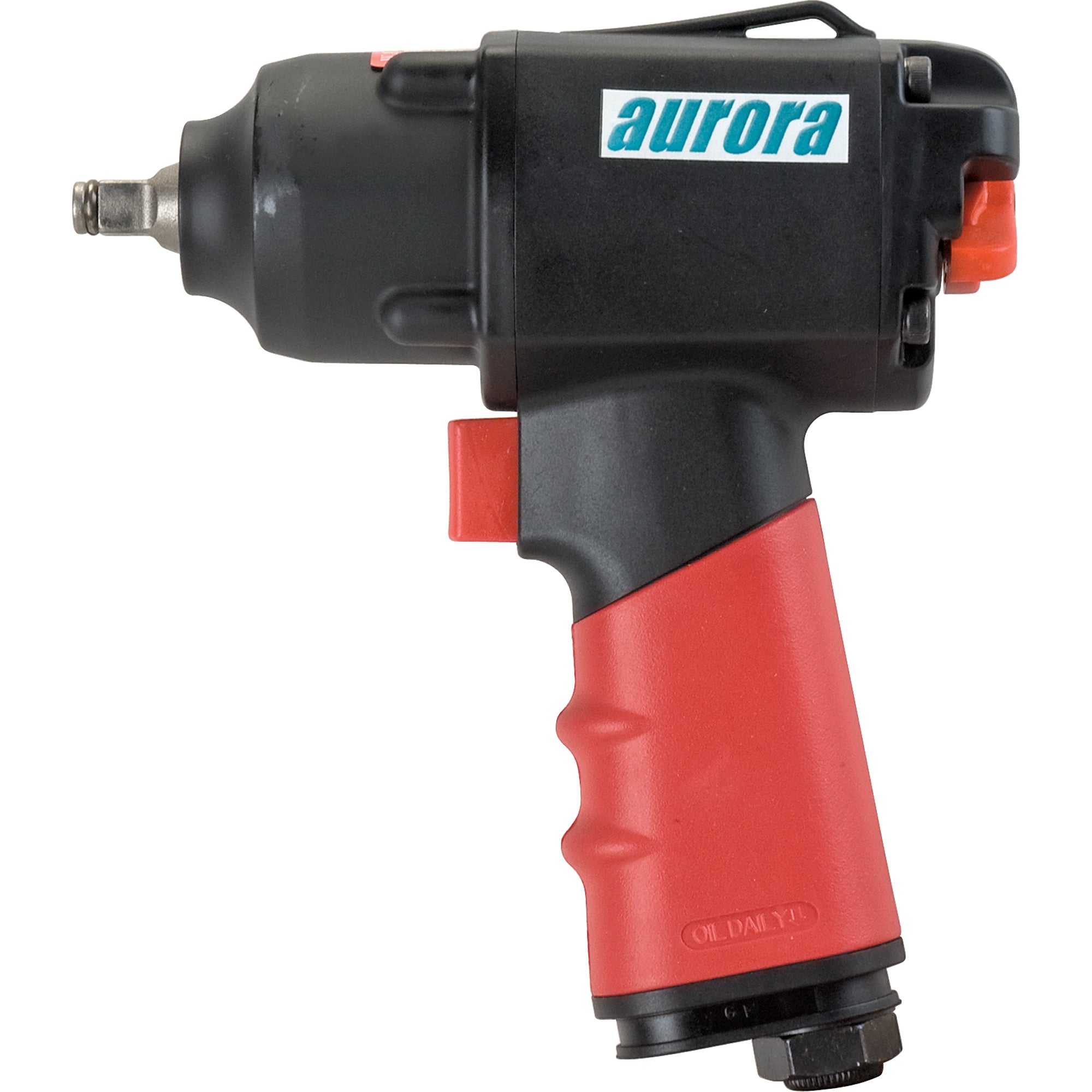 Aurora Tools - Heavy-Duty Air Composite Impact Wrench, 1/4" NPT Air Inlet, 10000 No Load RPM