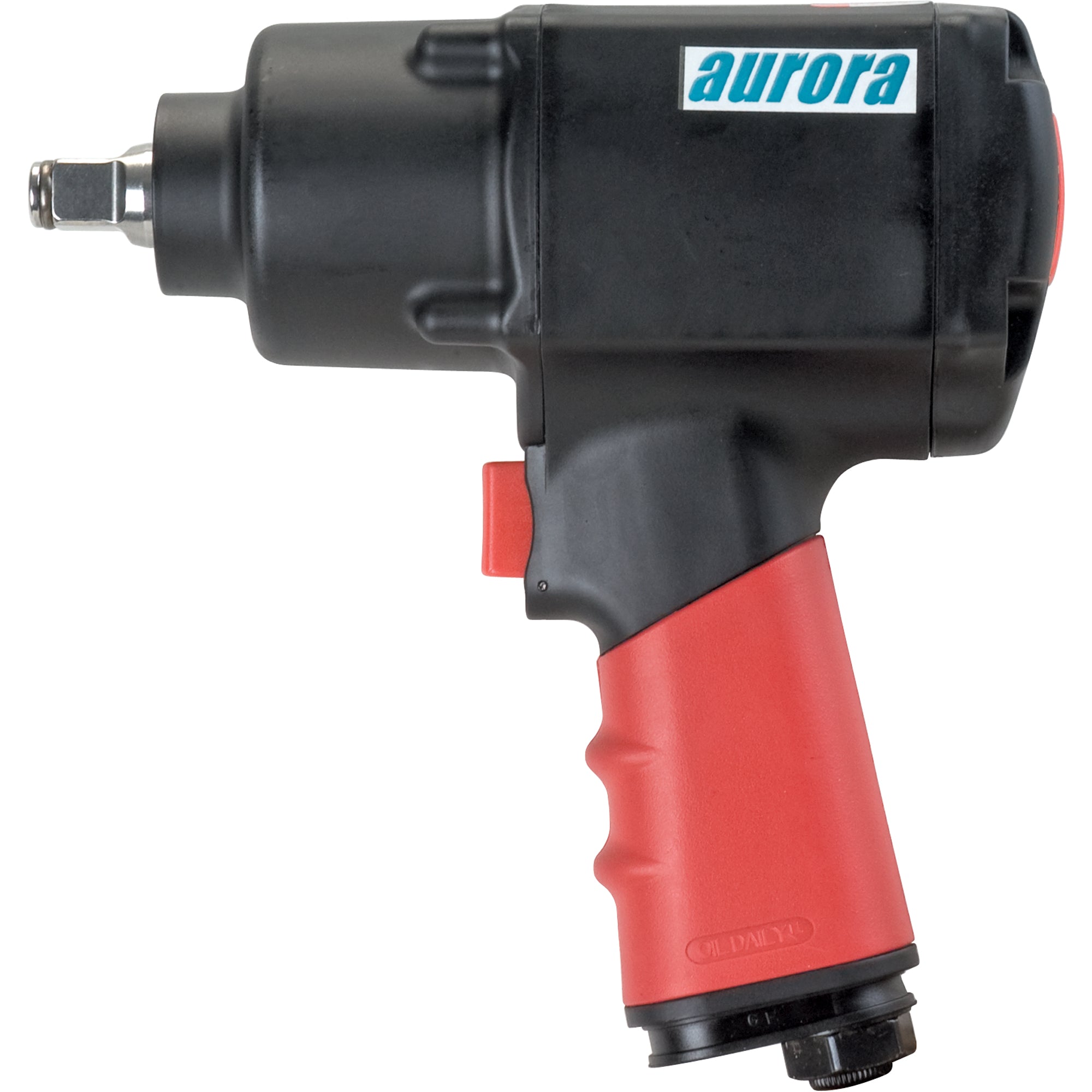 Aurora Tools - Heavy-Duty Air Composite Impact Wrench, 1/4" NPT Air Inlet, 10000 No Load RPM