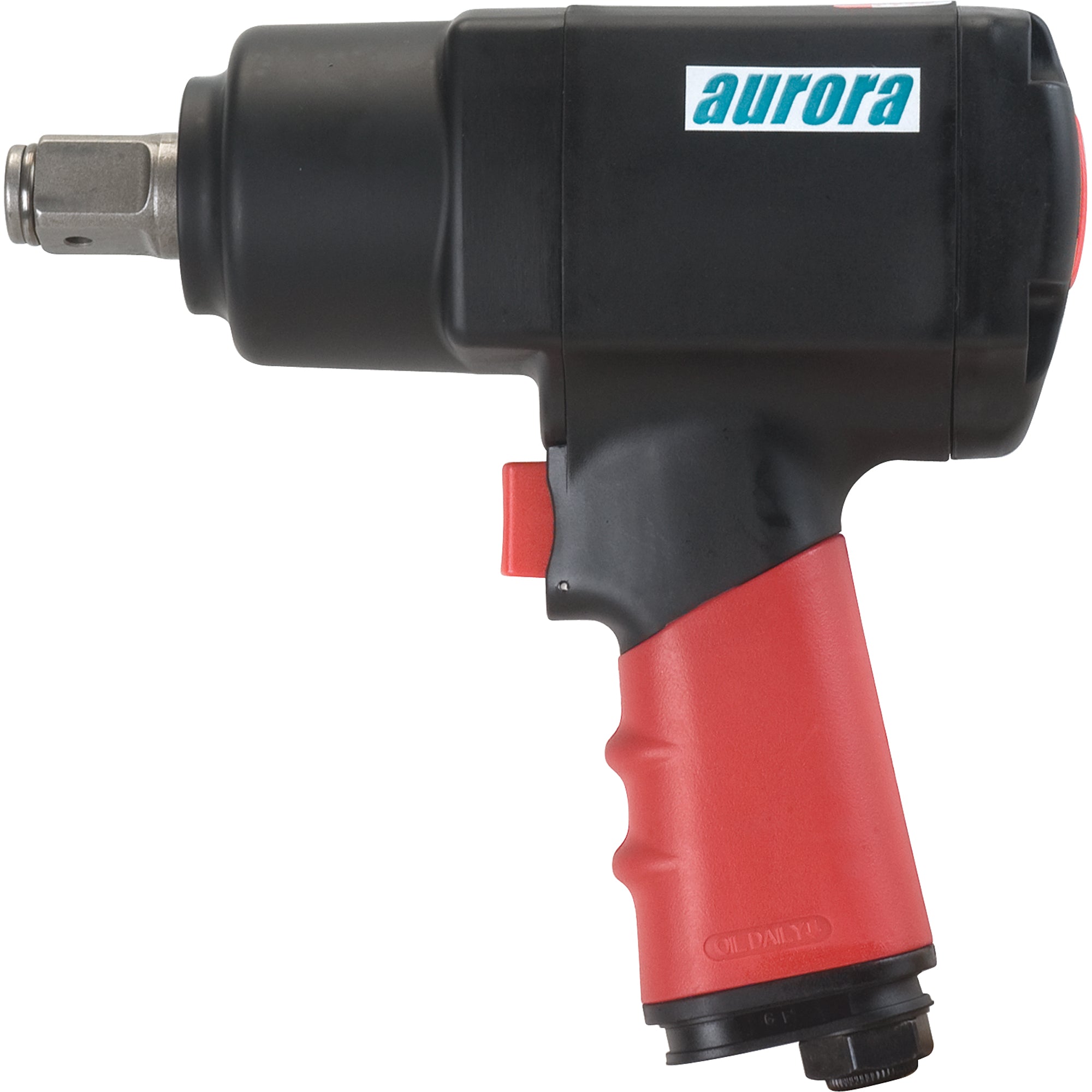 Aurora Tools - Heavy-Duty Air Composite Impact Wrench, 1/4" NPT Air Inlet, 10000 No Load RPM